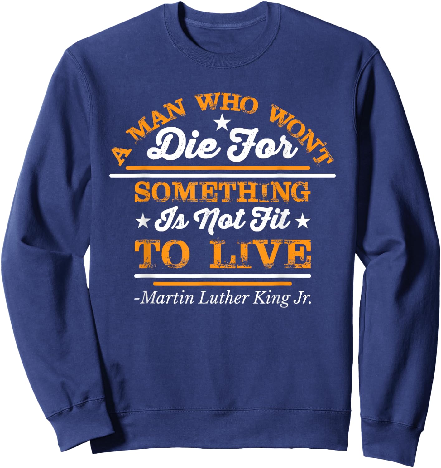 Martin Luther King Jr. Sweatshirt - Sweatshirt | Navy