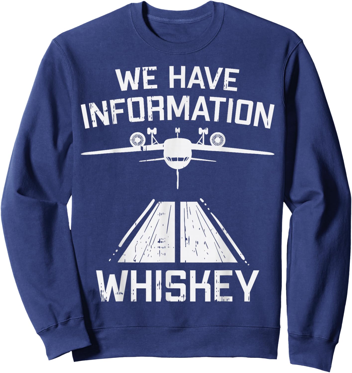 BoredKoalas Aviation Lovers Shirts Pilot Gifts Information Whiskey Funny Aviation Code Humor Pilot ATC Gift -Adults Black Small Classic Fit Short Sleeve Cotton Polyester Sweatshirt - Sweatshirt | Navy