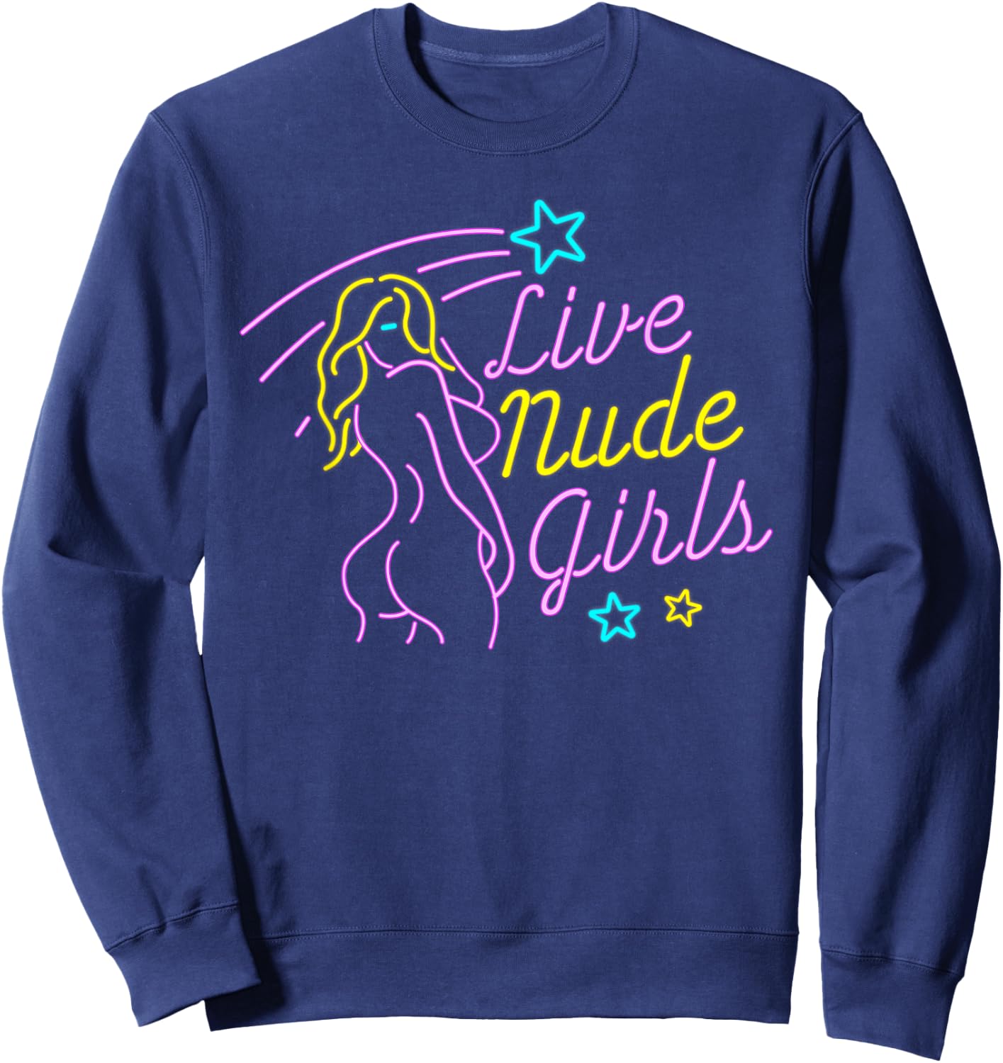 Live Nude Girls - Strip Club Sweatshirt - Sweatshirt | Navy
