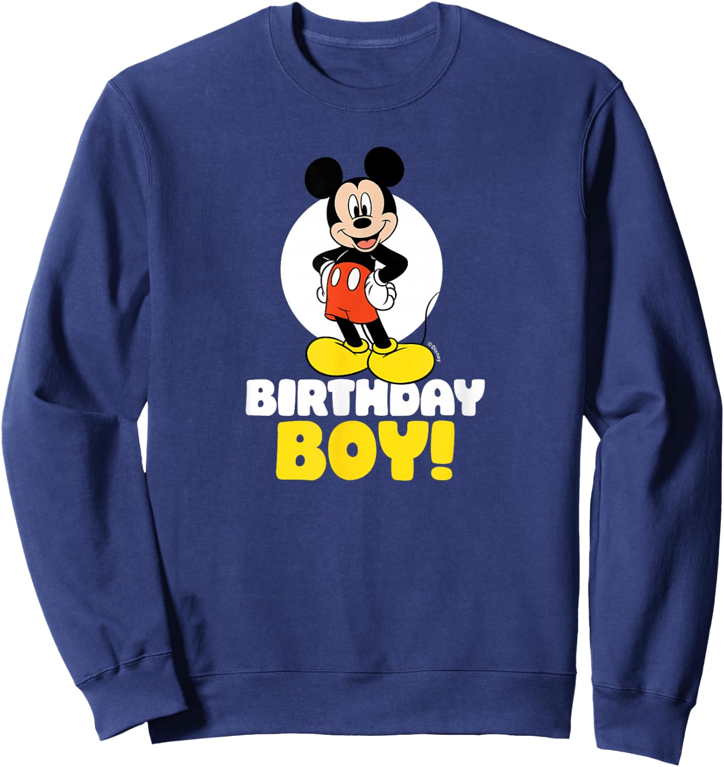 Mickey Mouse Birthday Boy Sweatshirt - Sweatshirt | Navy