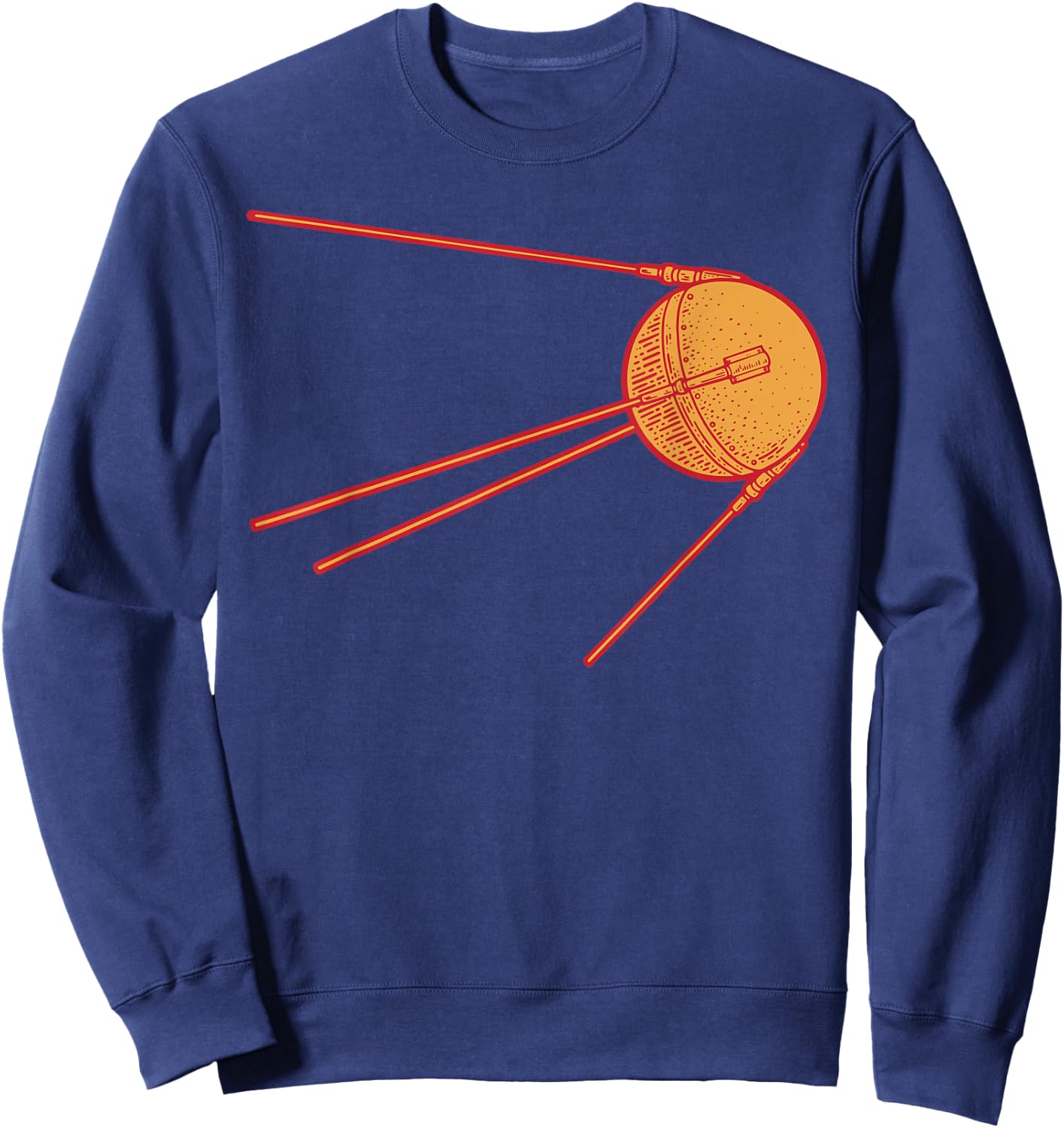 Sputnik Soviet Space Flight USSR Soviet Union Sweatshirt - Sweatshirt | Navy