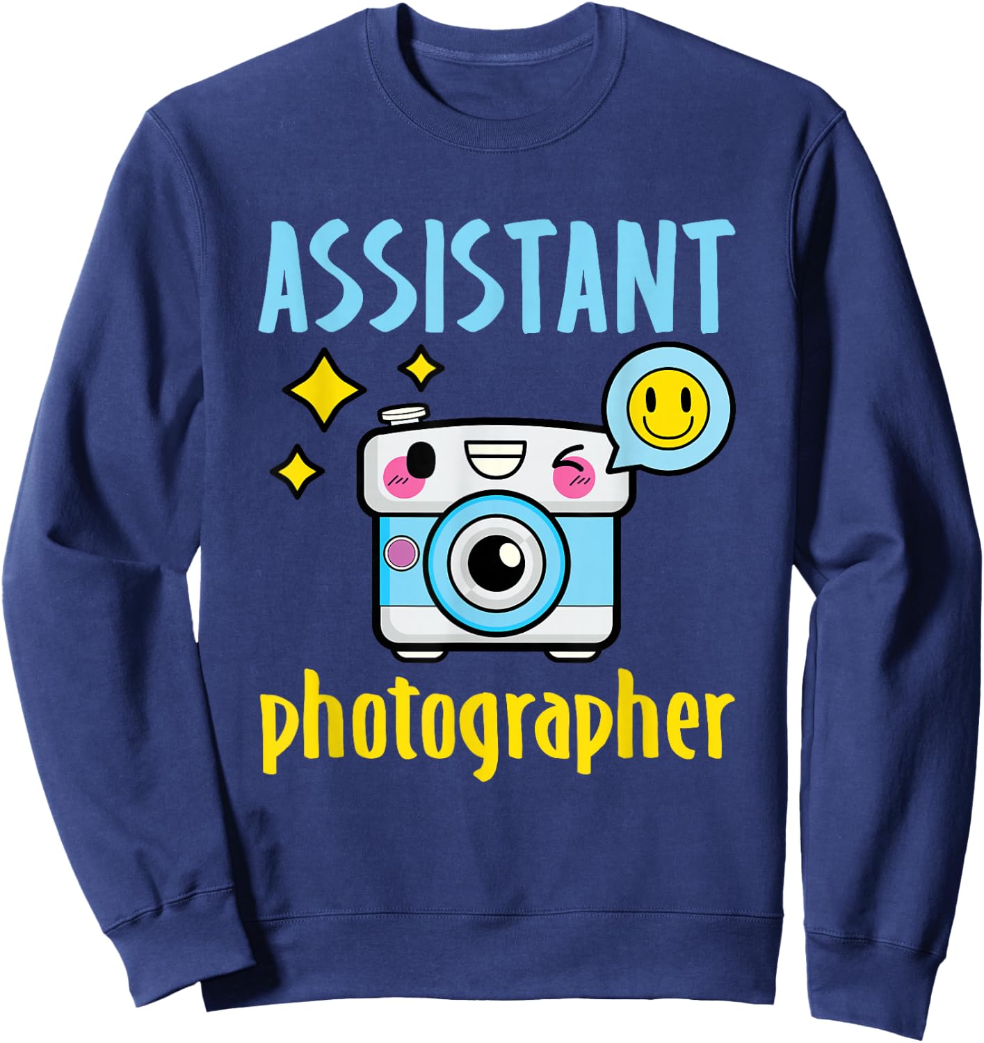 Assistant Photographer Photography Camera Kids Toddler Sweatshirt - Sweatshirt | Navy