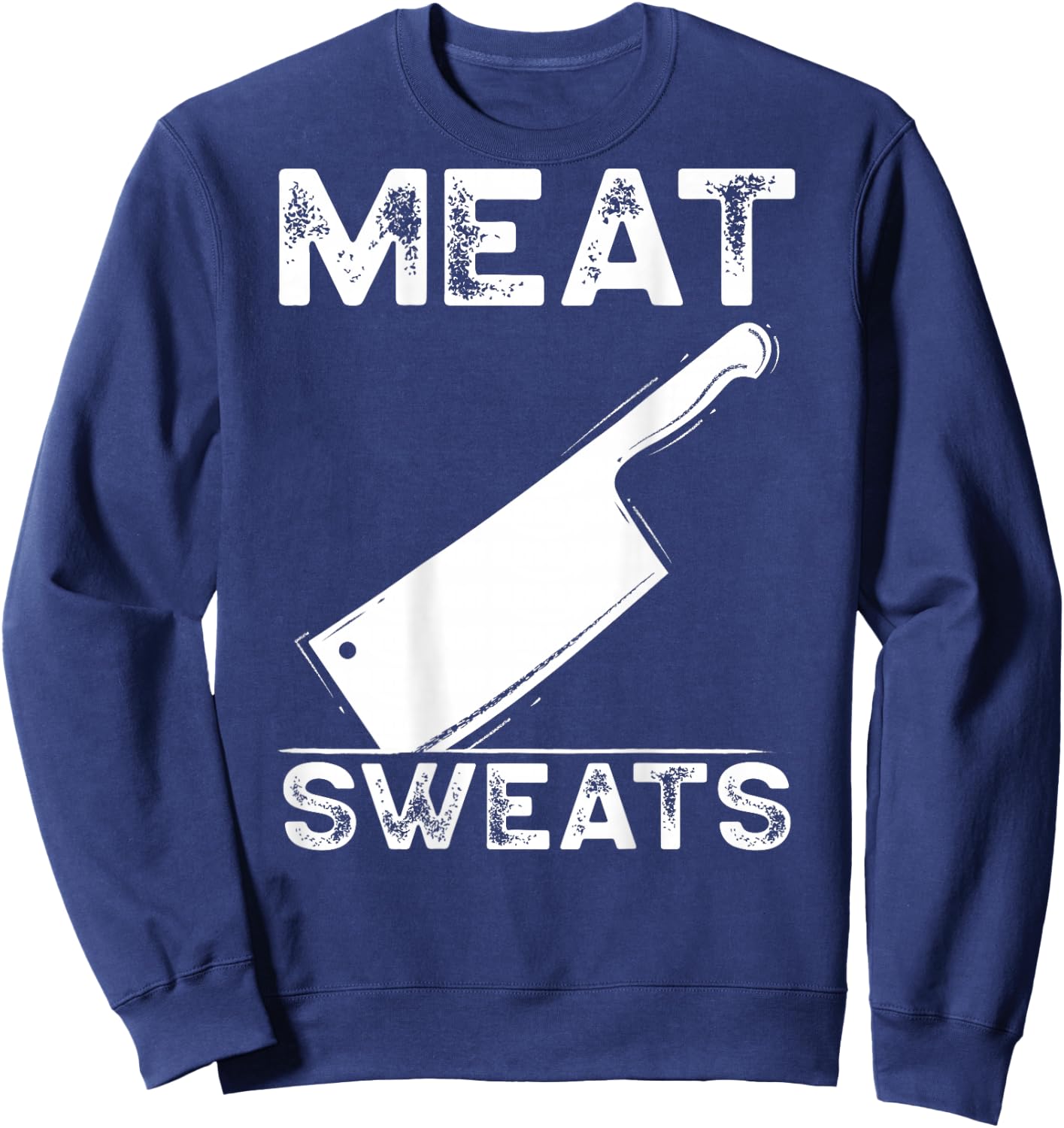 Meat Sweats Backprint Meat Sweatshirt - Sweatshirt | Navy