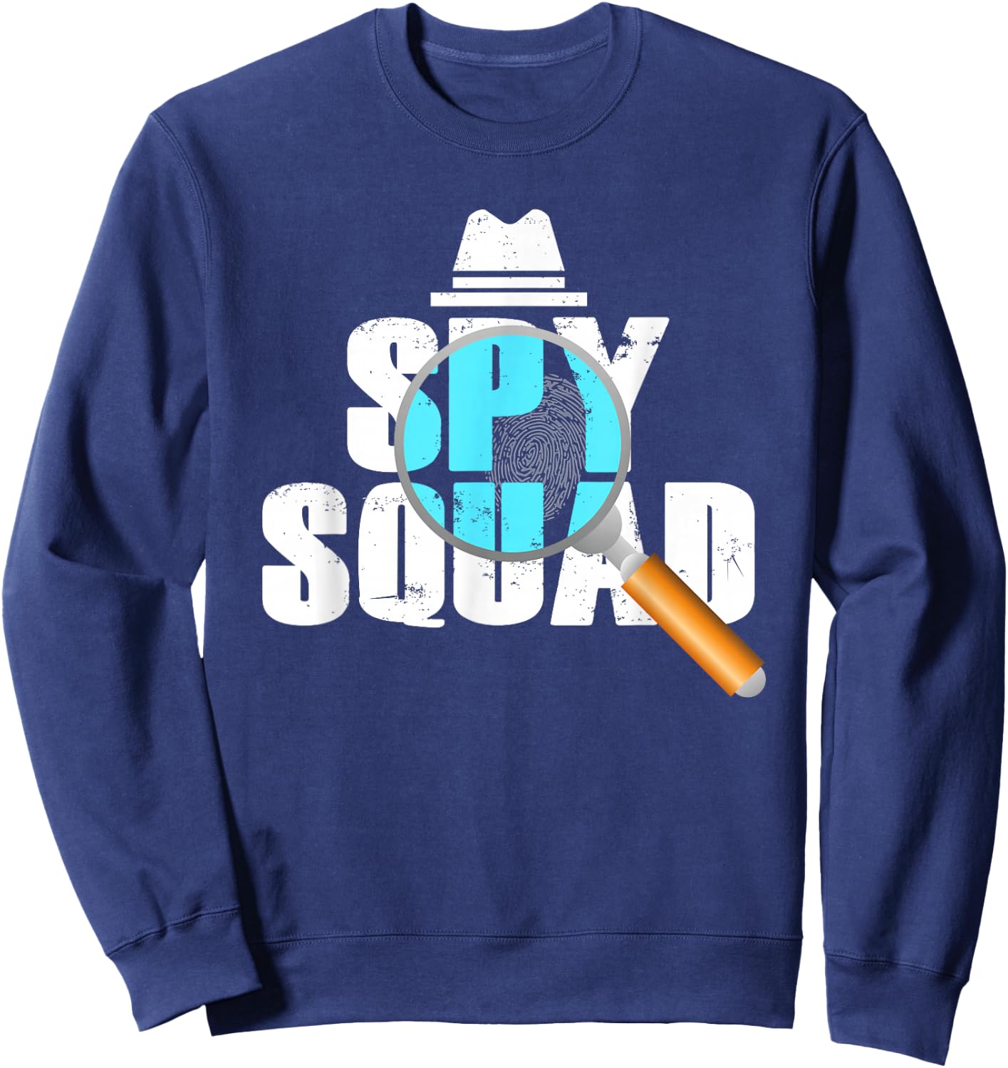 Spy Squad Police Crime Investigator Private Detective Team Sweatshirt - Sweatshirt | Navy