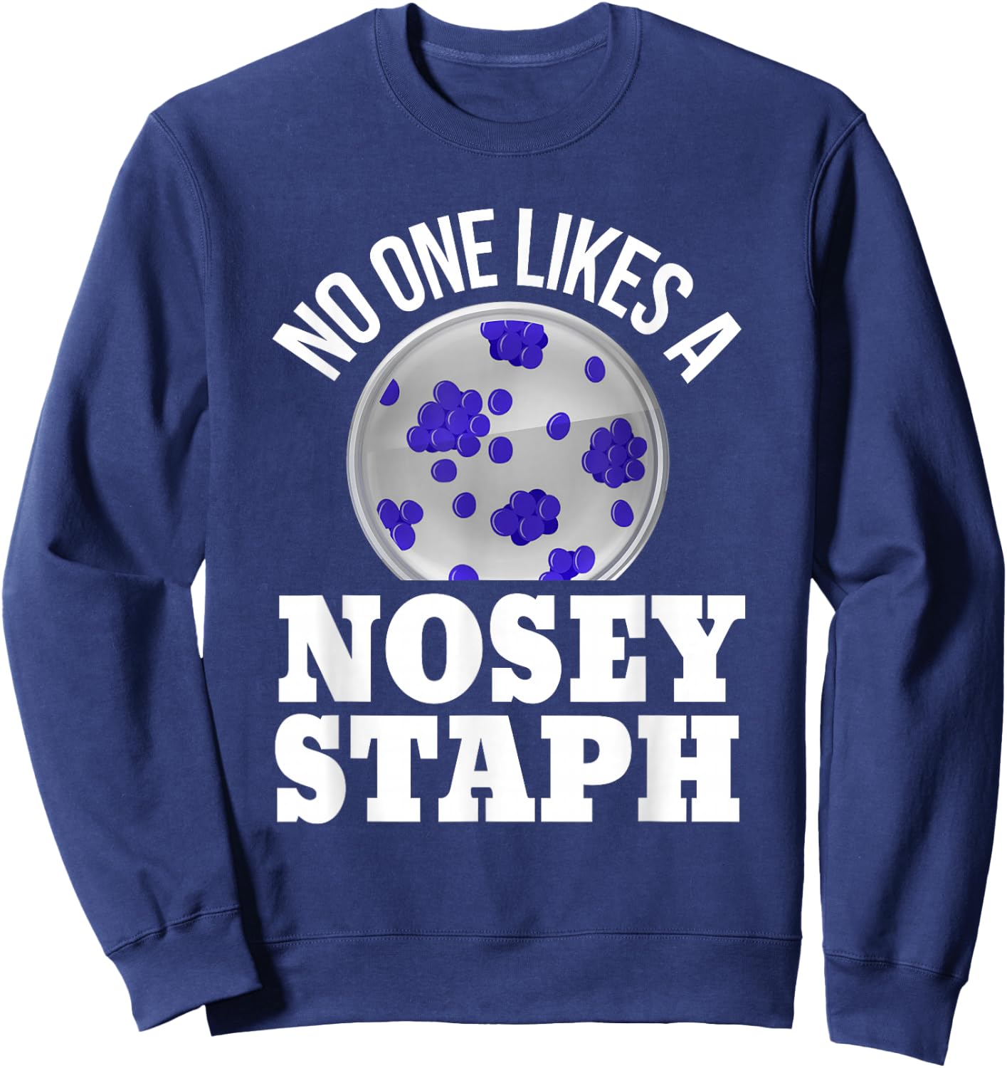 Microbiologist Molecular Biologist microbiology lab Sweatshirt - Sweatshirt | Navy