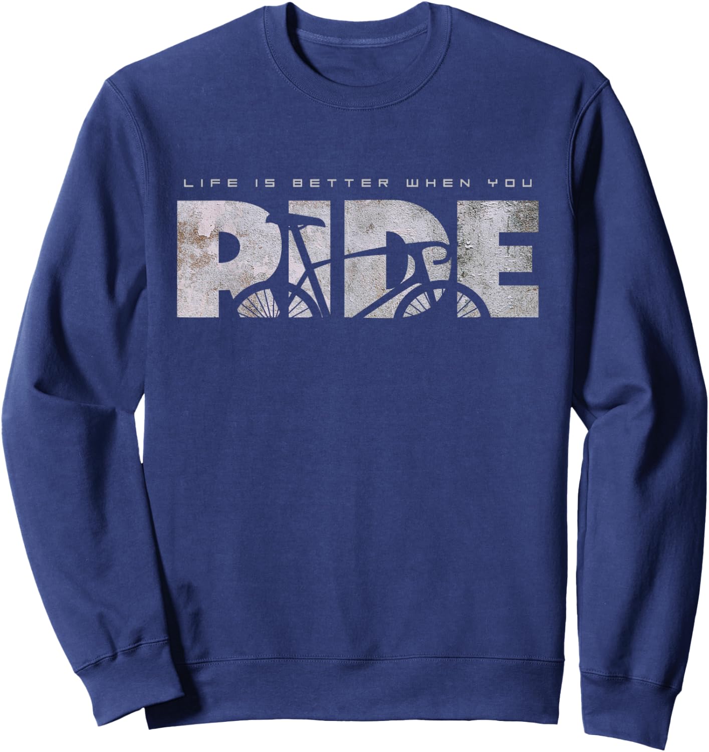 Road Biking Bicycle Cycling Sweatshirt - Sweatshirt | Navy
