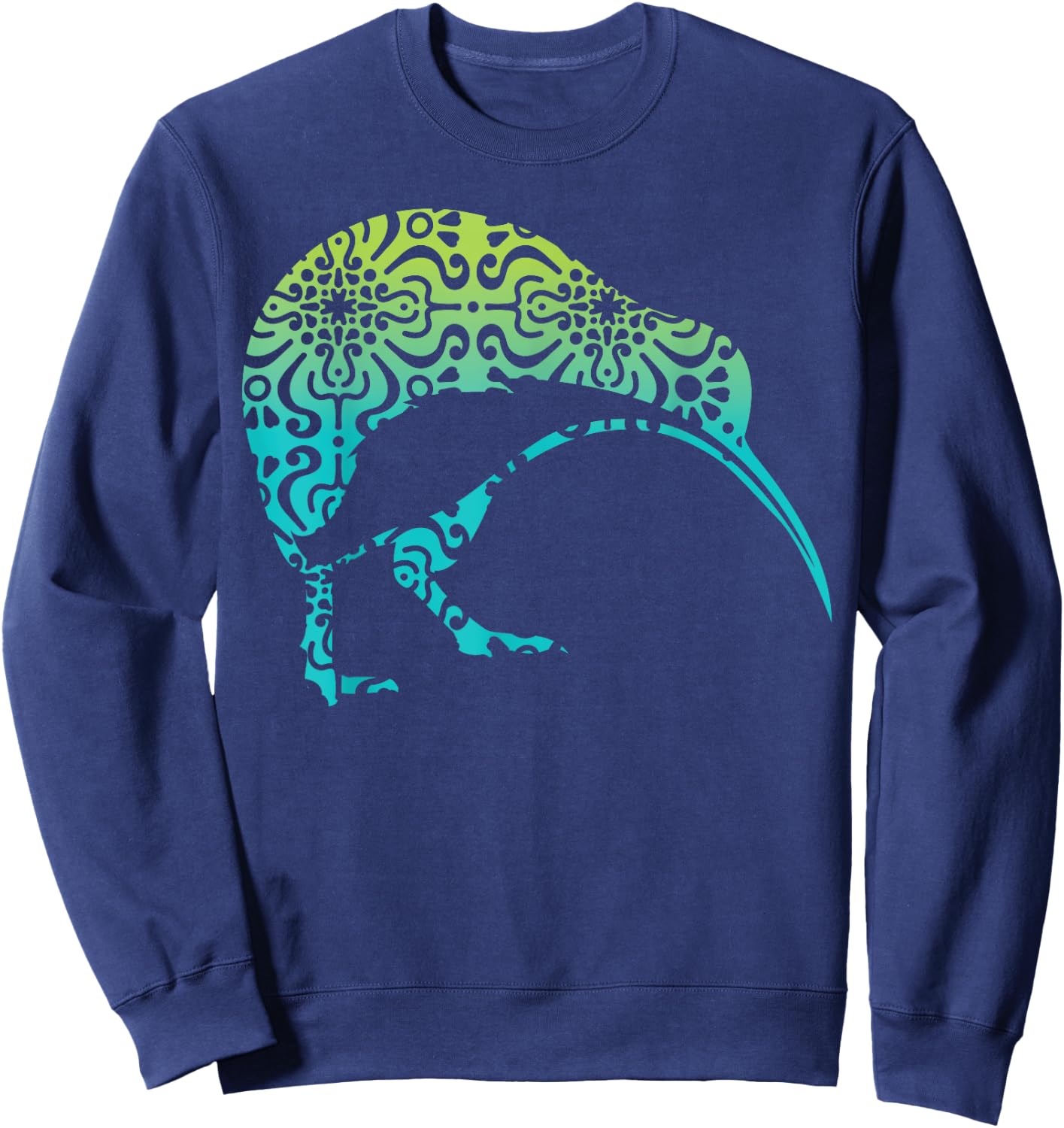 Maori Kiwi Tribal Aboriginal New Zealand Bird Art Birds Sweatshirt - Sweatshirt | Navy