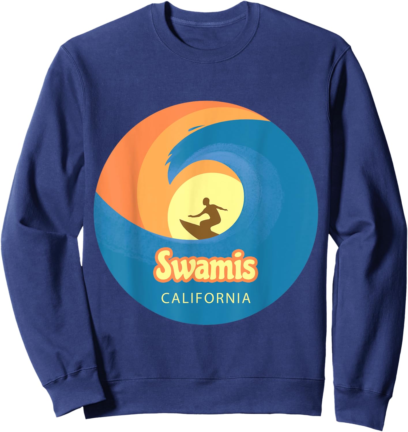 Swamis California surfing Sweatshirt - Sweatshirt | Navy