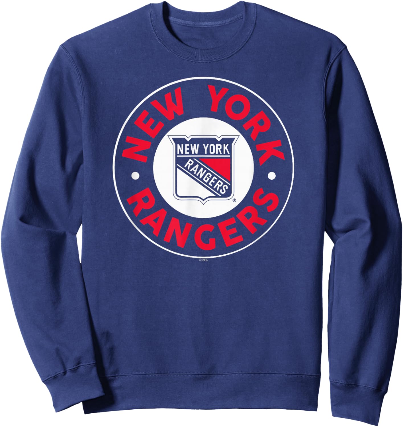 New York Rangers Symbol Royal Blue Officially Licensed Sweatshirt - Sweatshirt | Navy
