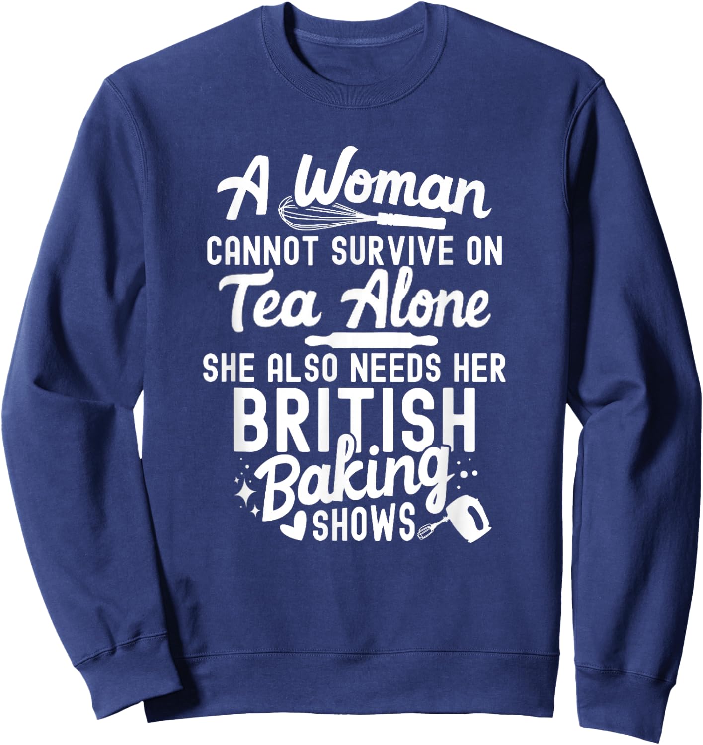Tea and British Baking Cozy TV Sweatshirt - Sweatshirt | Navy
