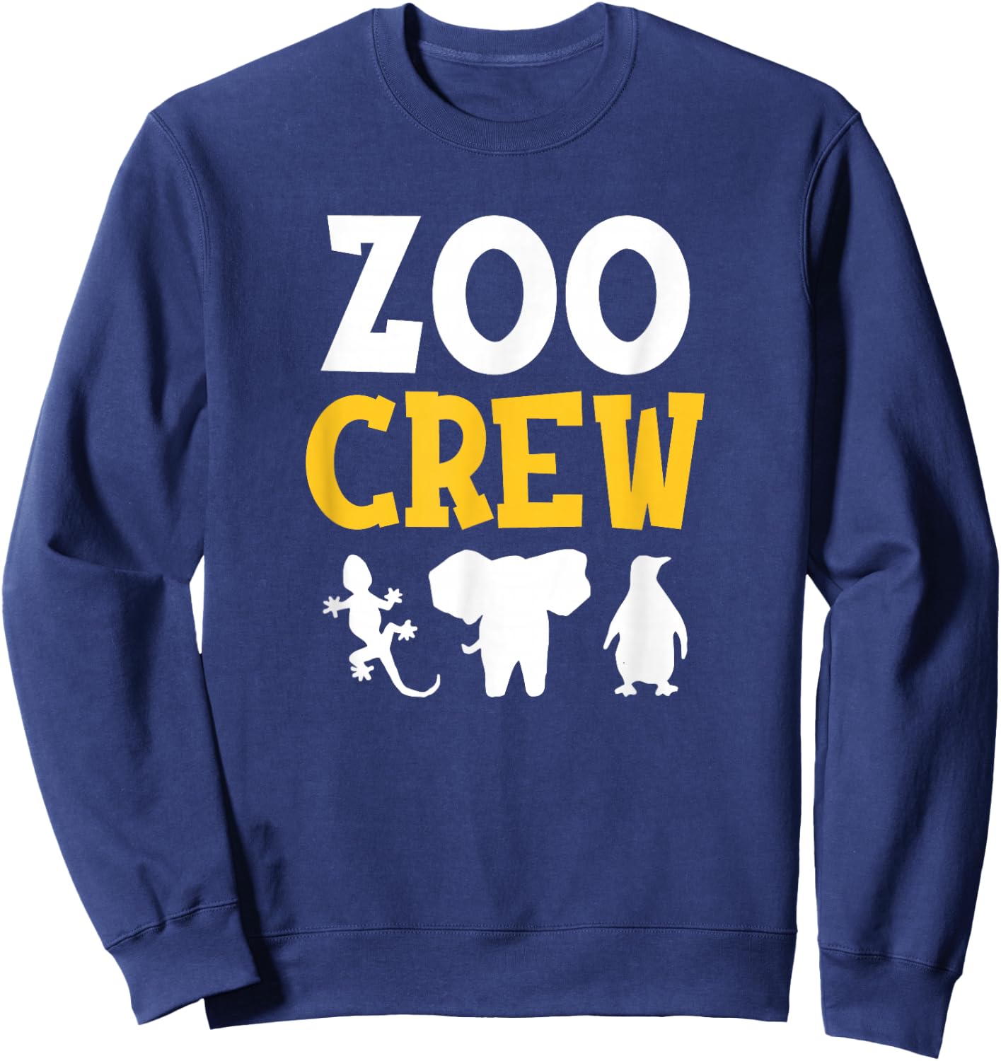 Cool Zoo Crew Shirt for Kids or Adults Zoo Sweatshirt - Sweatshirt | Navy