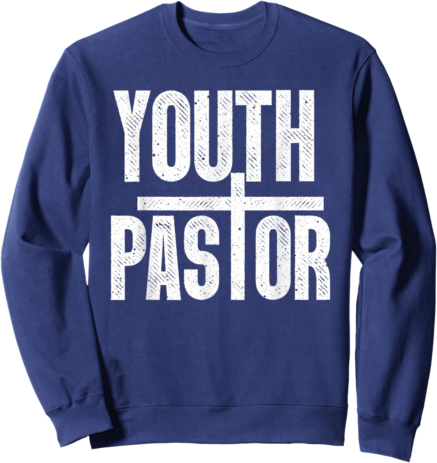 Funny Youth Pastor Art Women Christian Pastor Sweatshirt - Sweatshirt | Navy