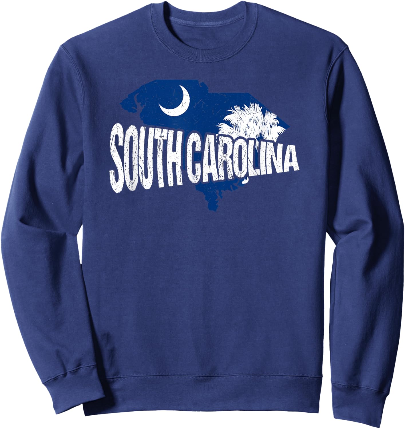 Distressed South Carolina Sweatshirt - Sweatshirt | Navy