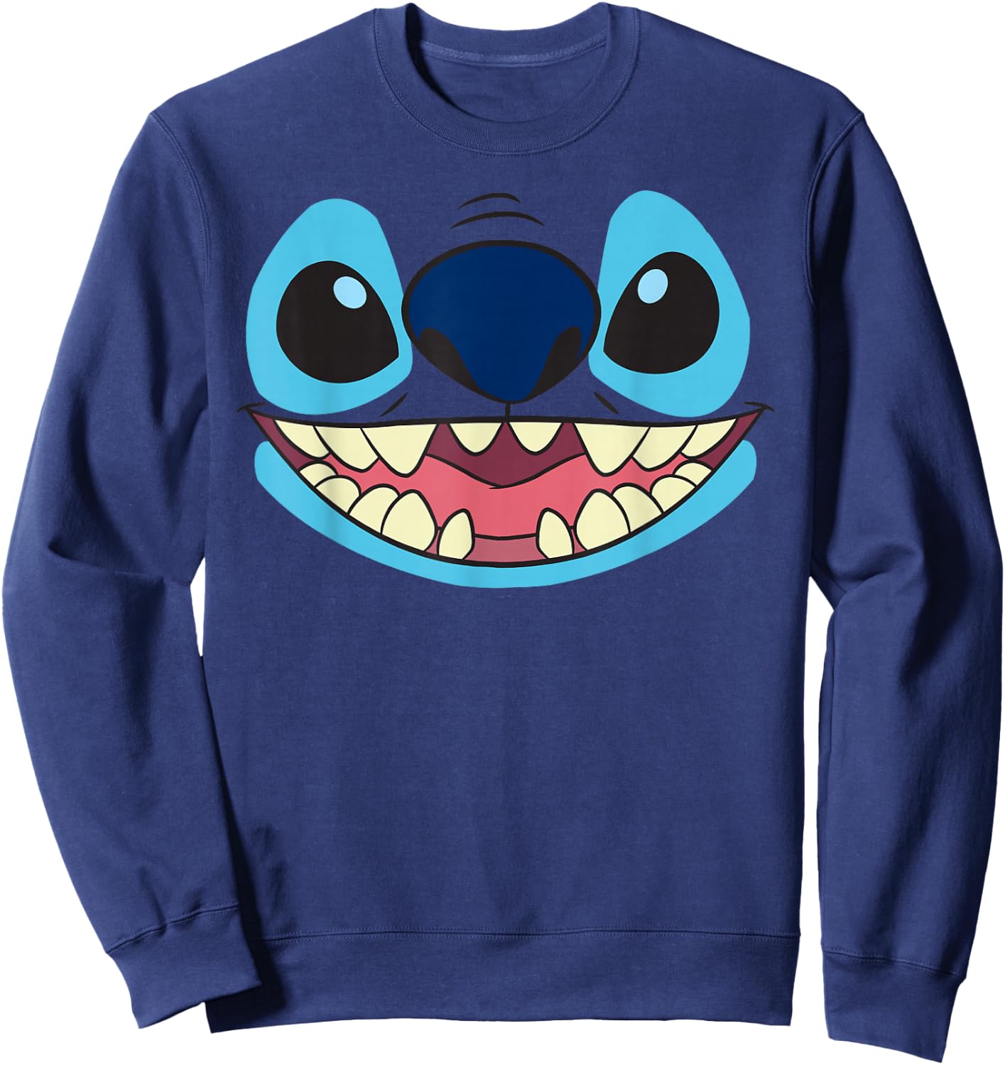 Disney Lilo & Stitch Big Face Stitch Sweatshirt - Sweatshirt | Navy