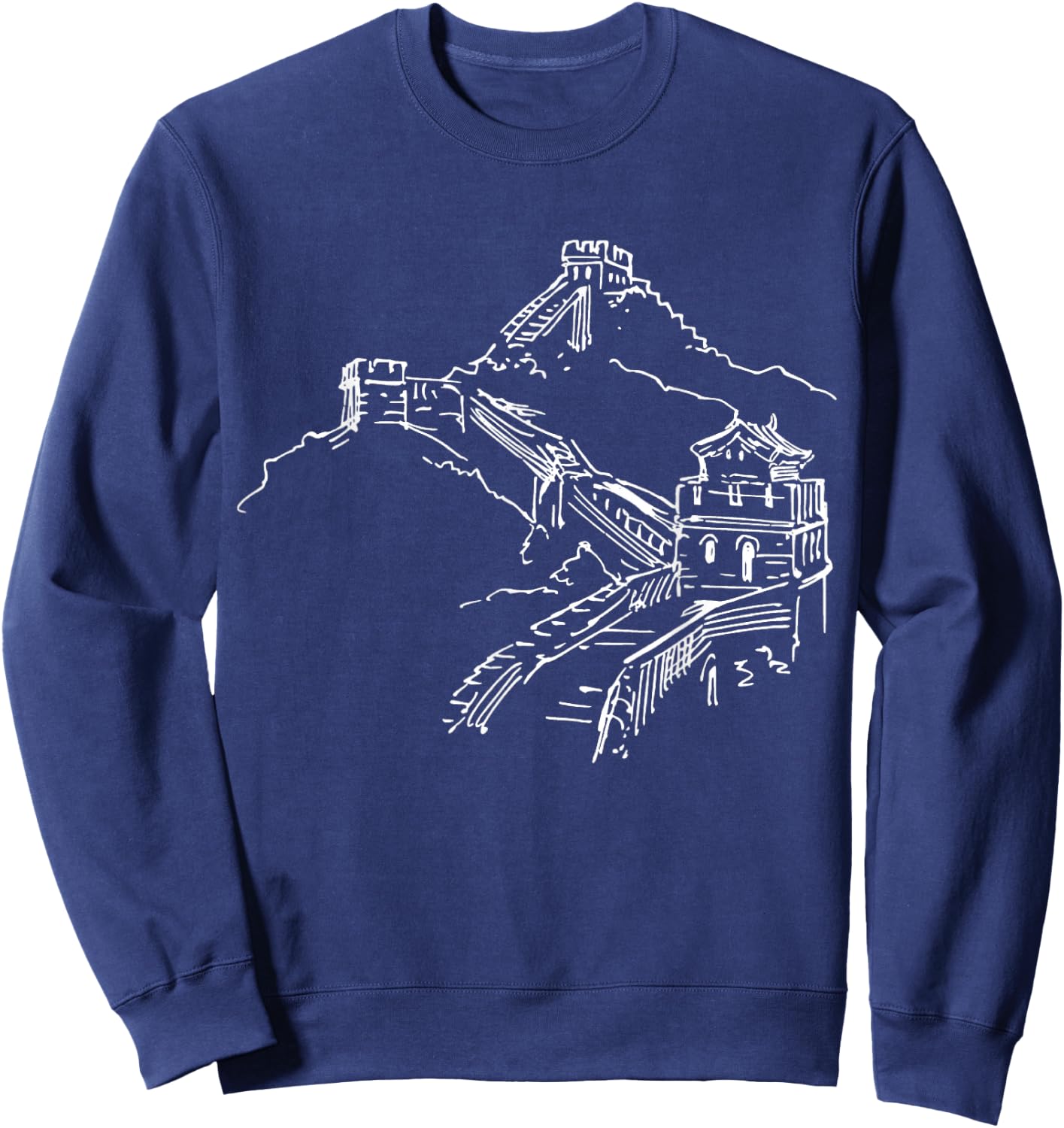 A Great Wall in China Sweatshirt - Sweatshirt | Navy