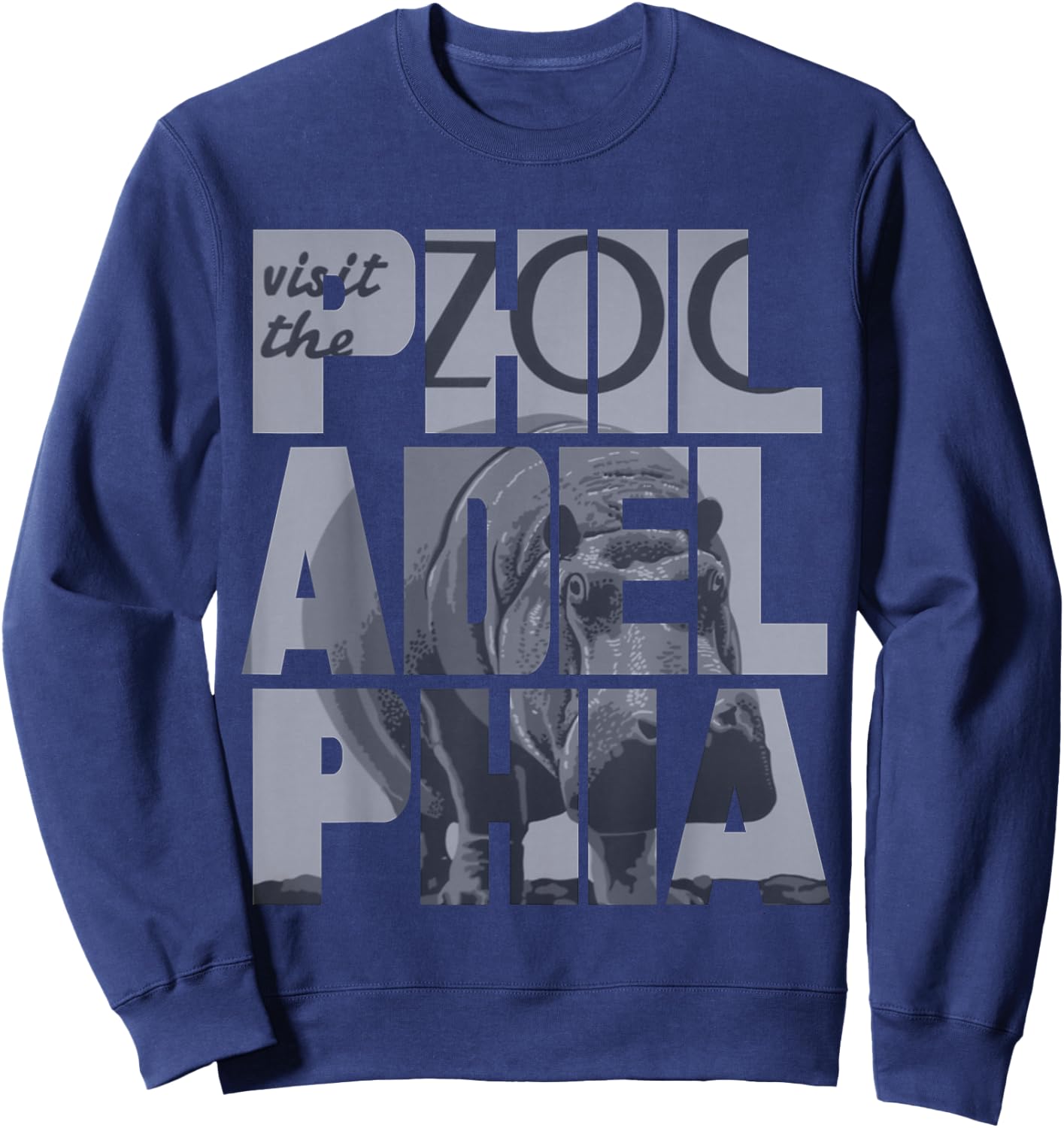 Philadelphia Pennsylvania Zoo Sweatshirt - Sweatshirt | Navy