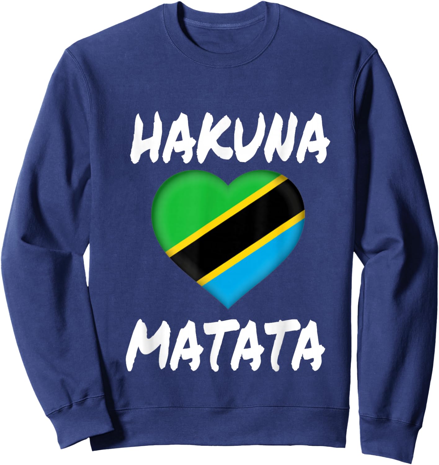 Tanzania Flag Shirt Funny graphic Flag Gift Sweatshirt - Sweatshirt | Navy