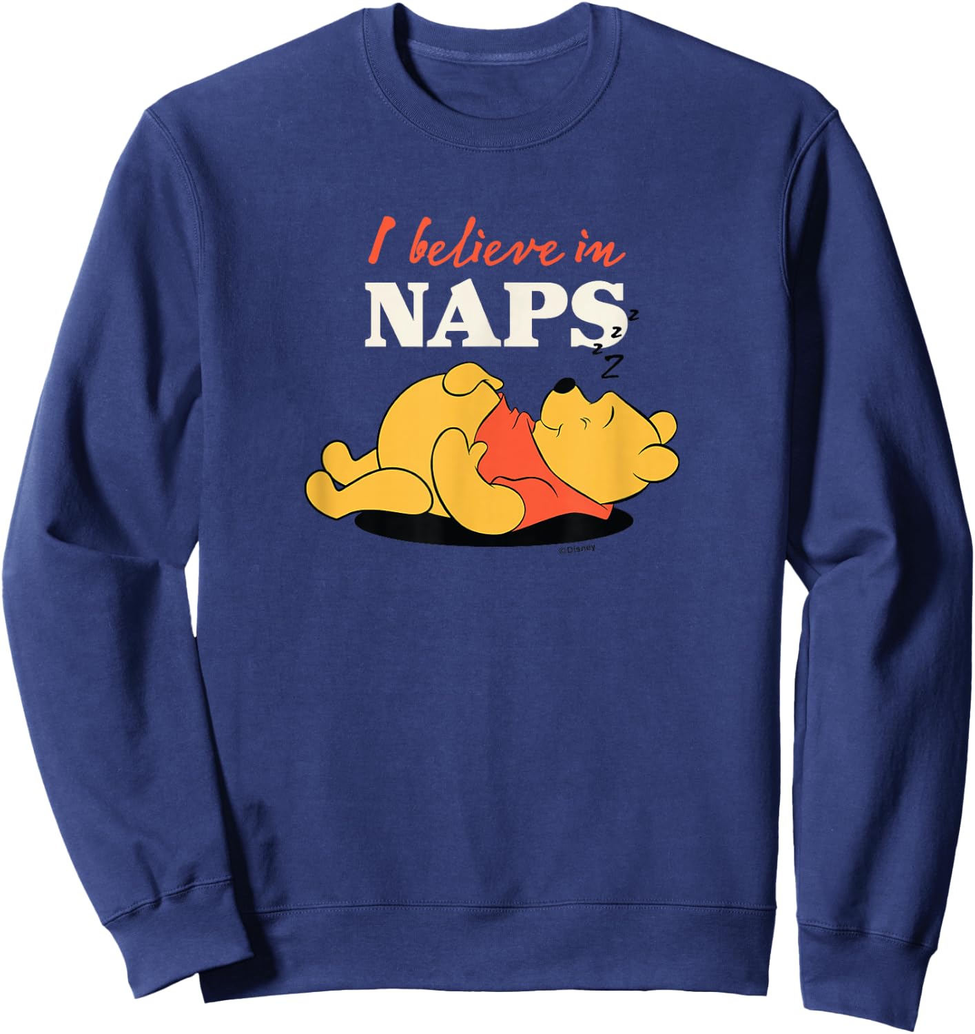 Winnie the Pooh - I Believe in Naps Sweatshirt - Sweatshirt | Navy