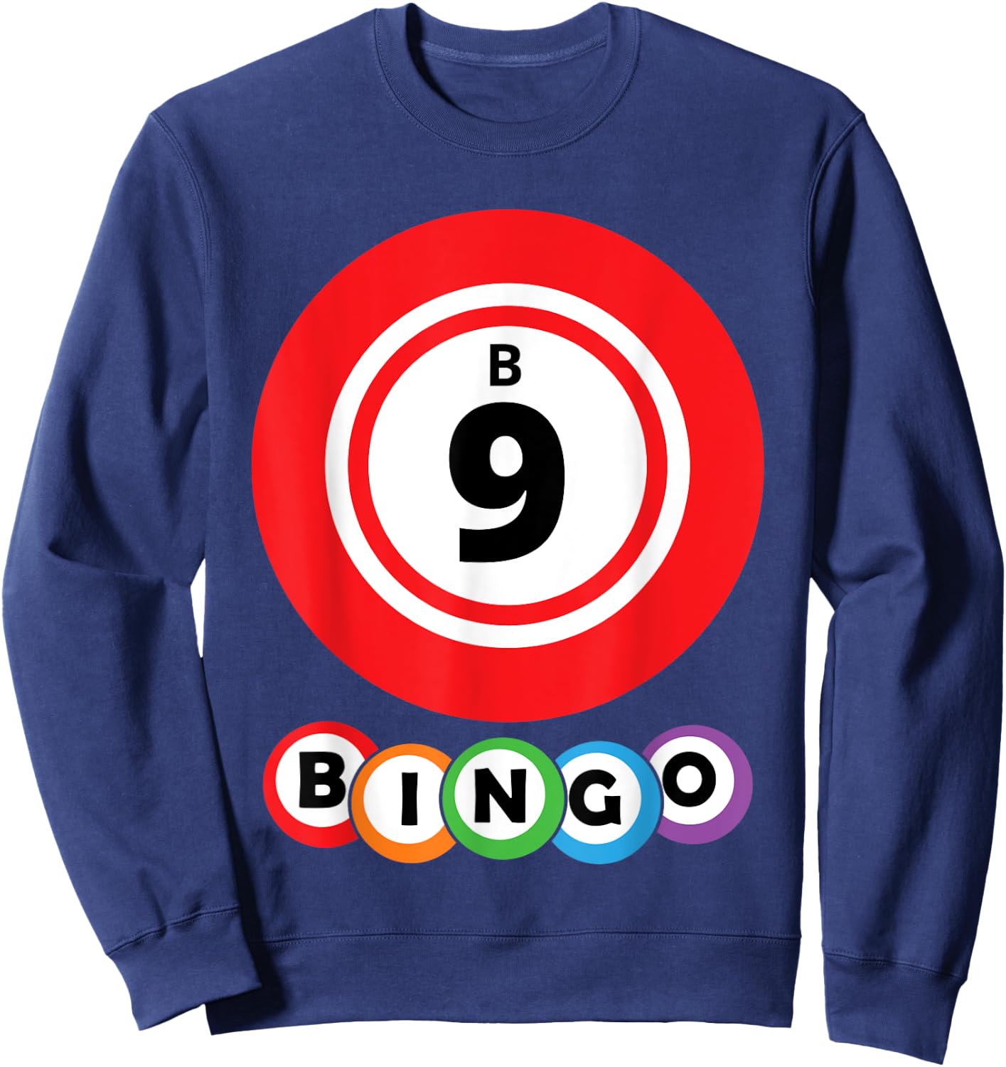 Lucky Bingo B9 Group Bingo Costume Sweatshirt - Sweatshirt | Navy