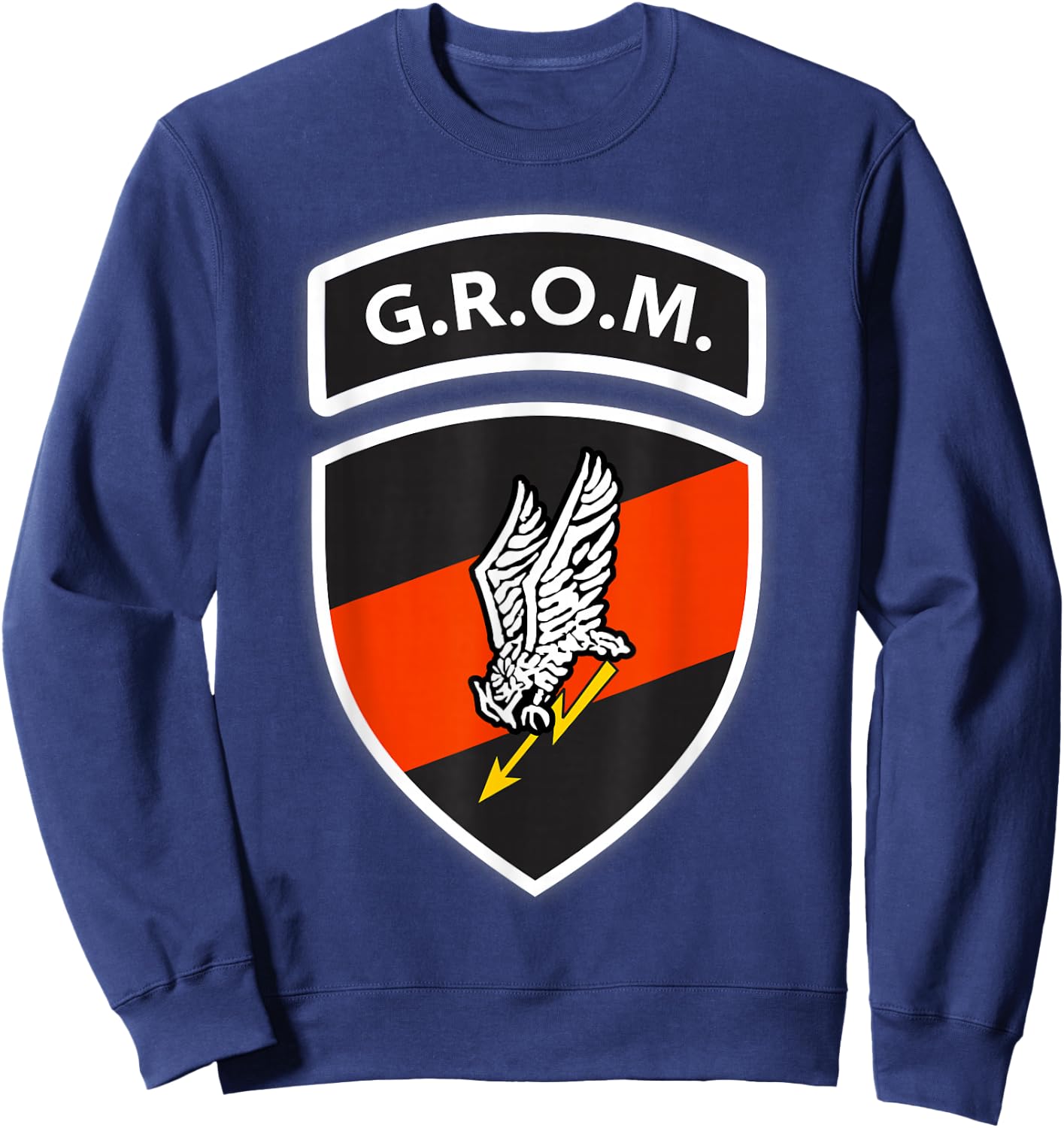 Polish Special Forces GROM Military Intelligence Agency Sweatshirt - Sweatshirt | Navy
