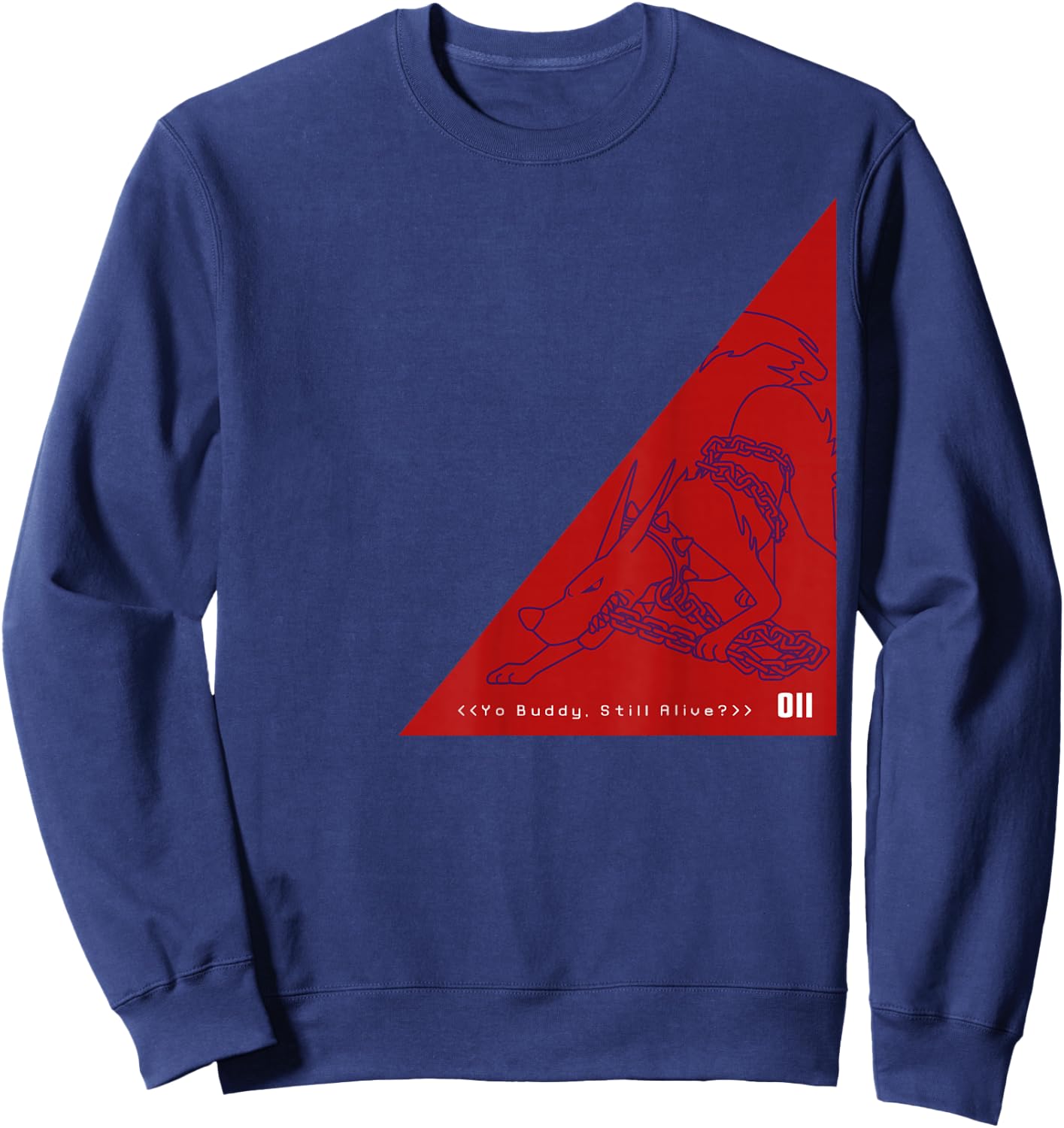 ACE COMBAT ZERO Yo Buddy… Still Alive? Sweatshirt - Sweatshirt | Navy