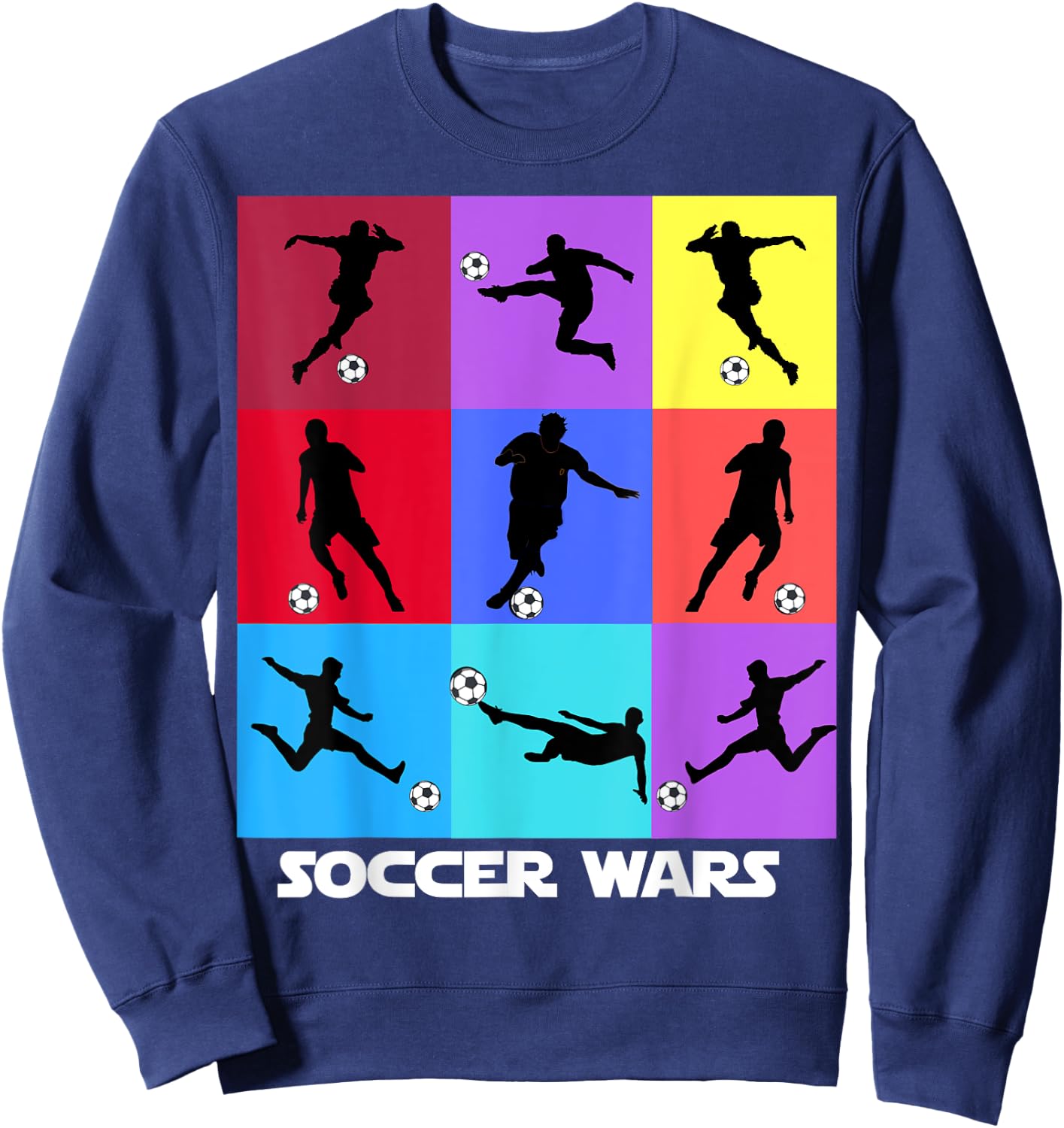 Soccer Wars - Spectacular Soccer Player Sweatshirt - Sweatshirt | Navy