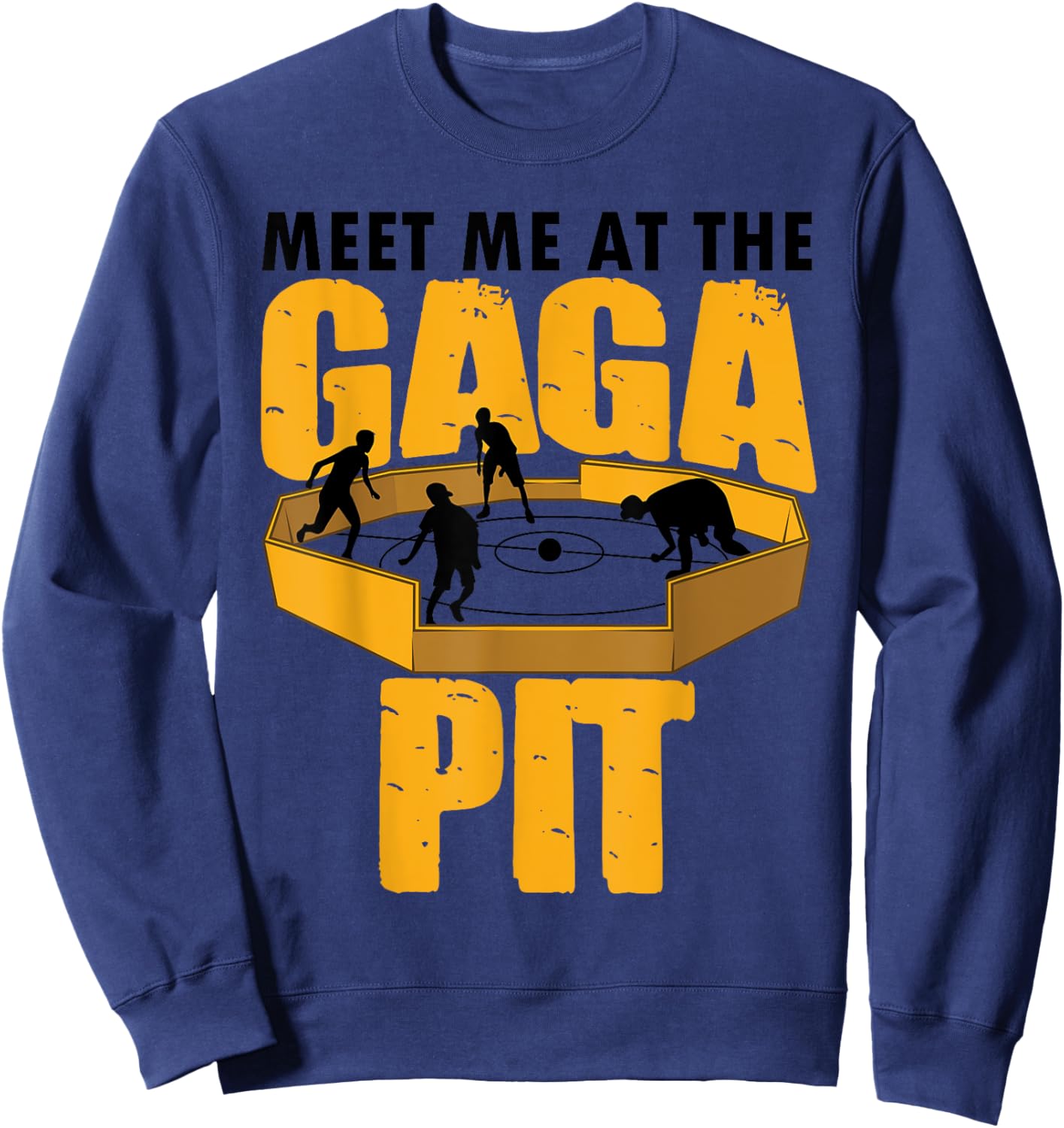 Cool Gaga Ball Gift Kids Funny Gaga ball Pit Dodgeball Sweatshirt - Sweatshirt | Navy