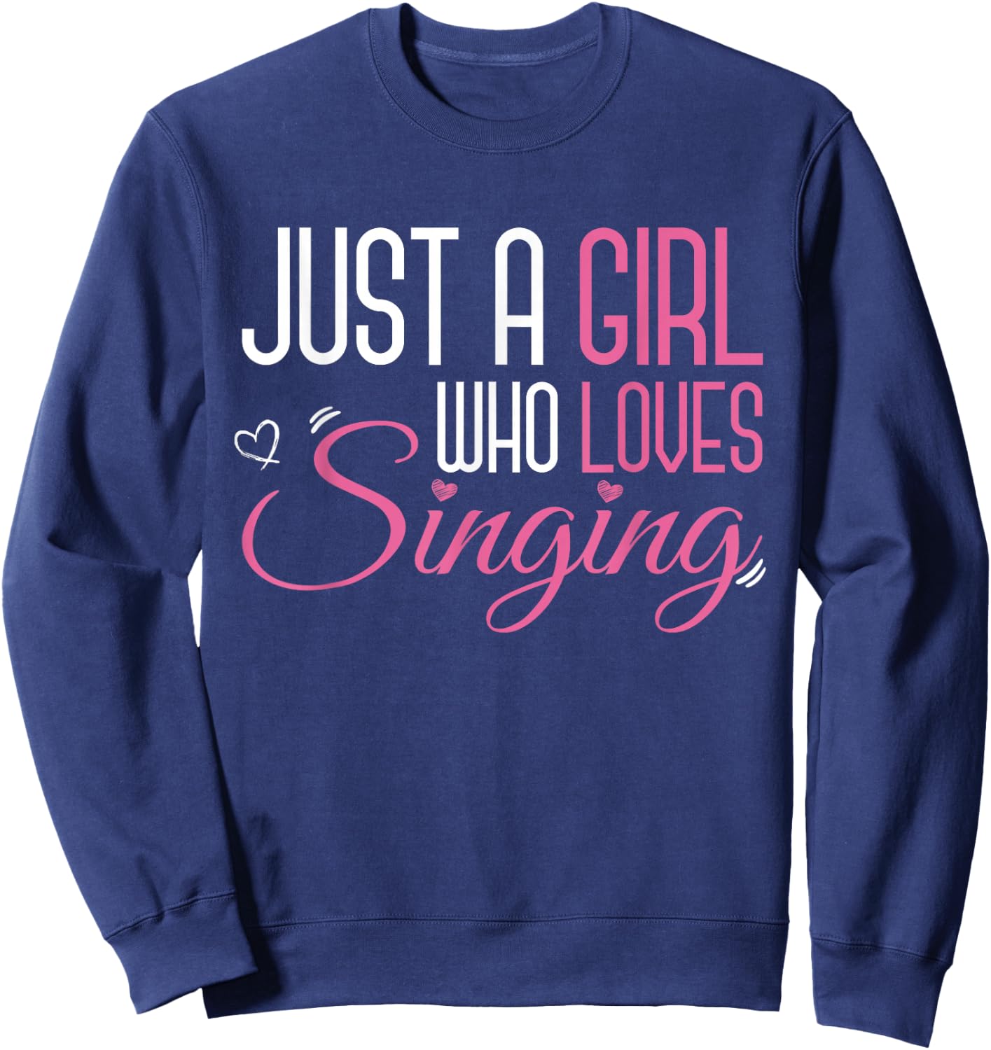 Theatre Singer Stage Actor Musical Girls Sweatshirt - Sweatshirt | Navy