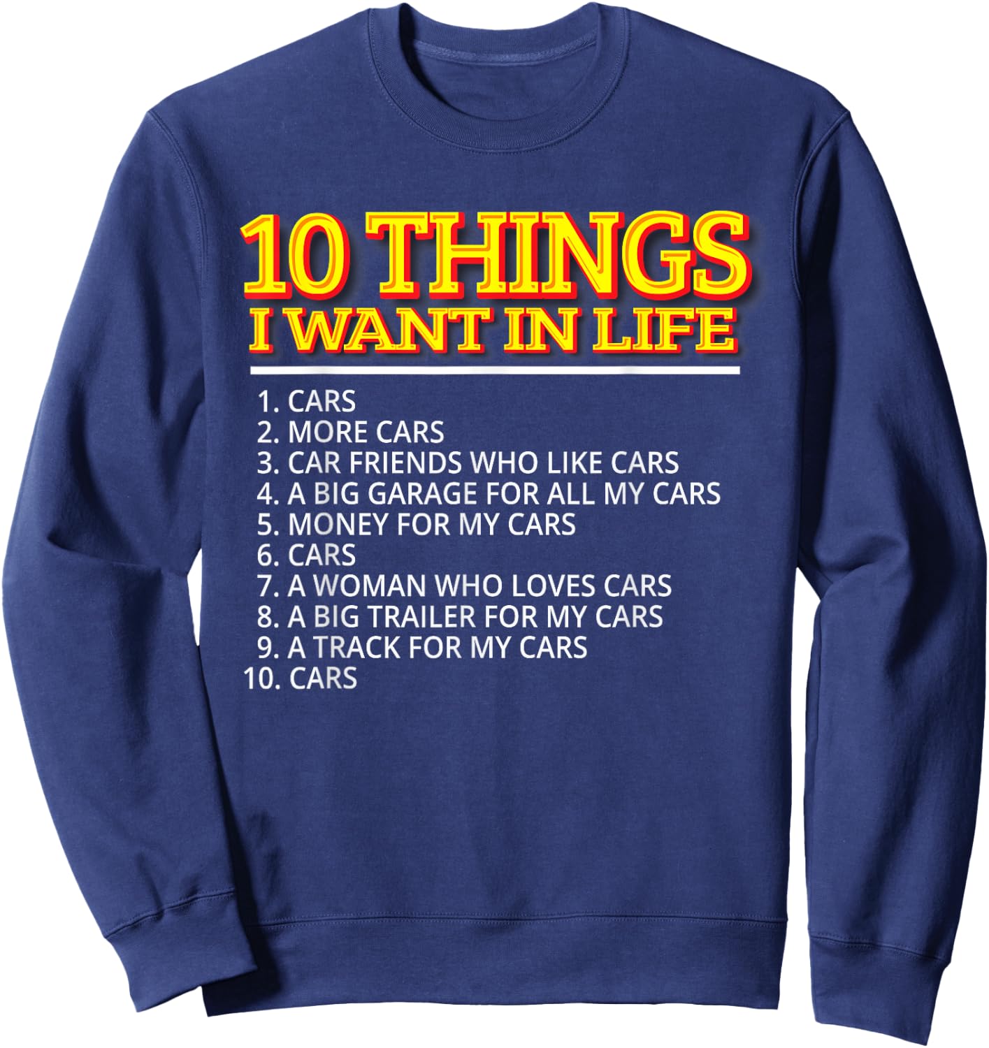 Car Guy Fathers Day Car Mechanics Short Sleeve Sweatshirt - Sweatshirt | Navy