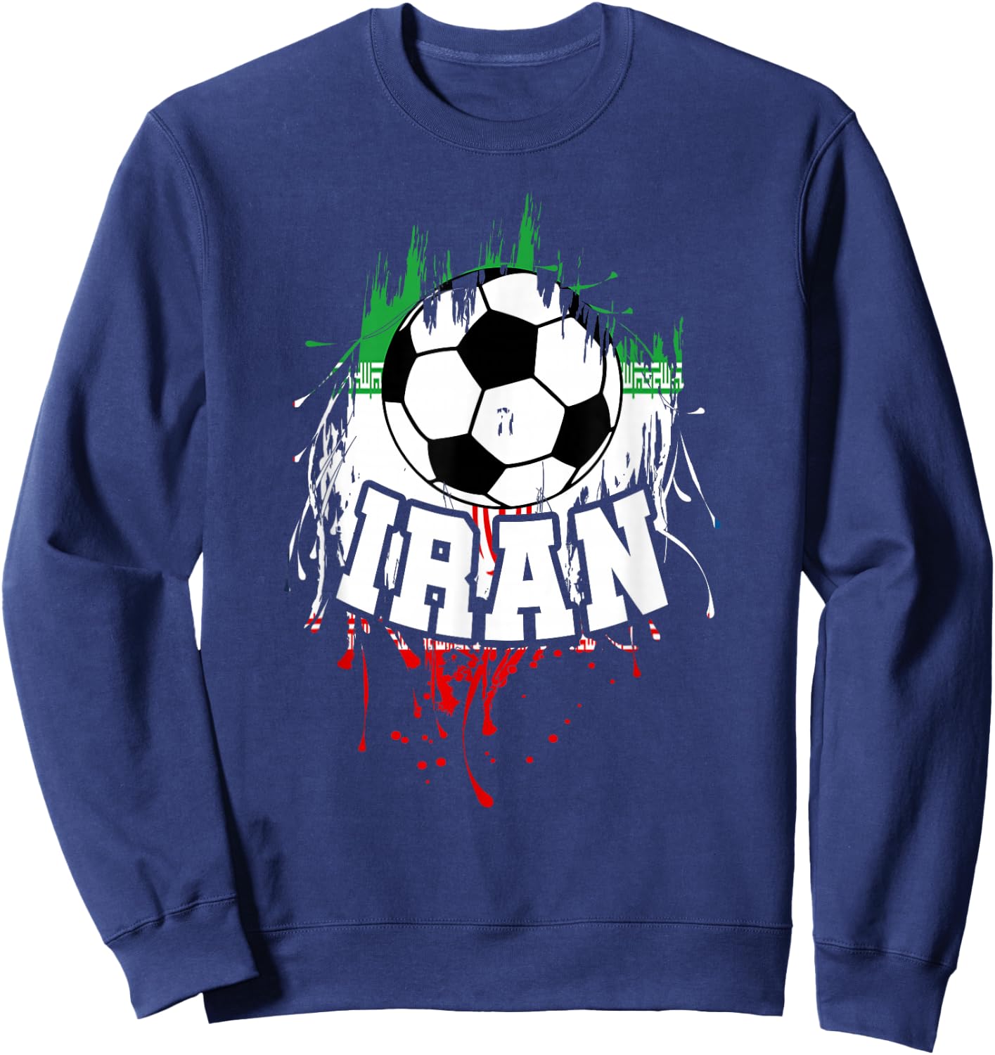 Iran Soccer Iranian Football Persian Futbol Sweatshirt - Sweatshirt | Navy