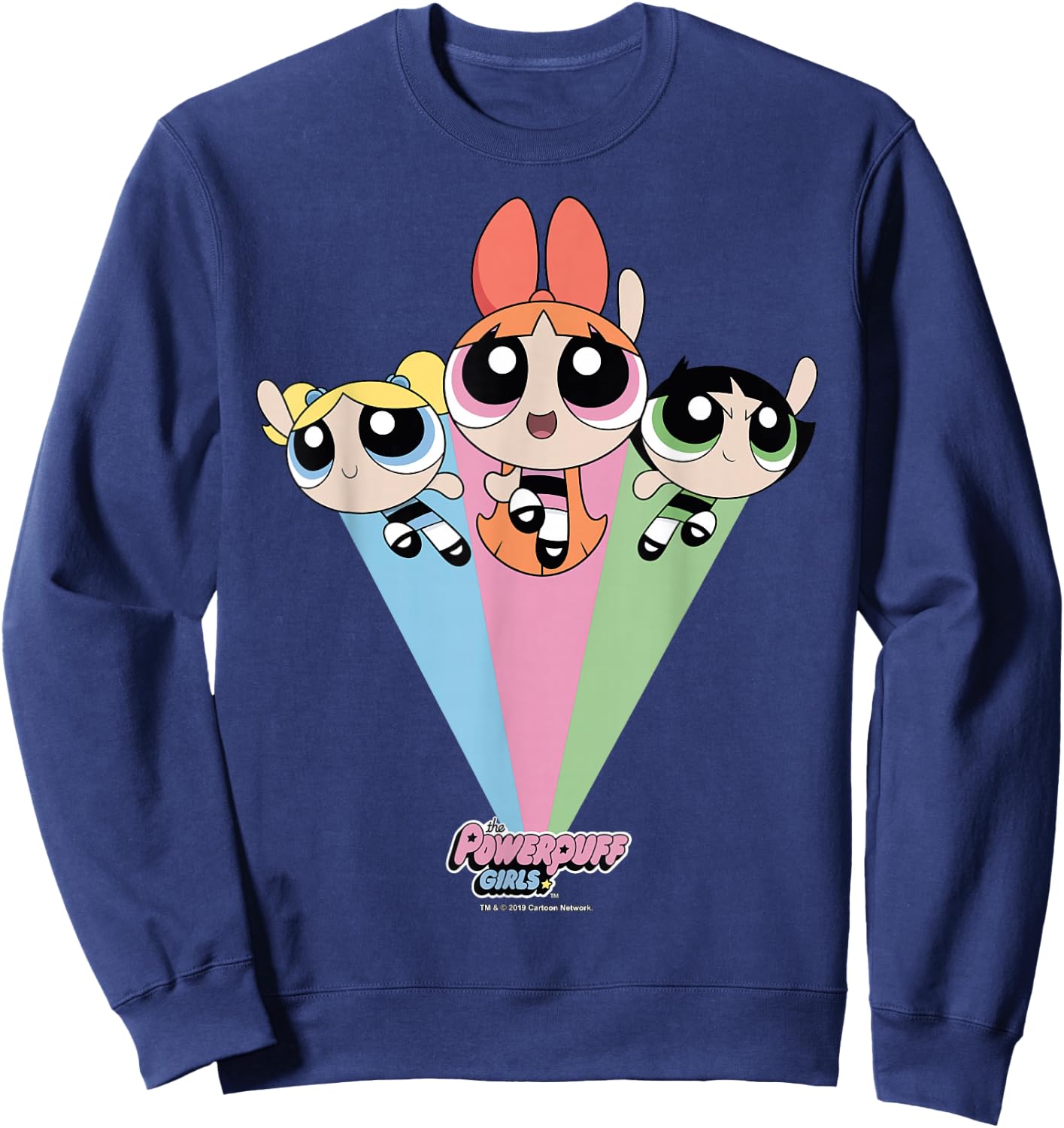 CN The Powerpuff Girls Group Shot Small Sweatshirt - Sweatshirt | Navy