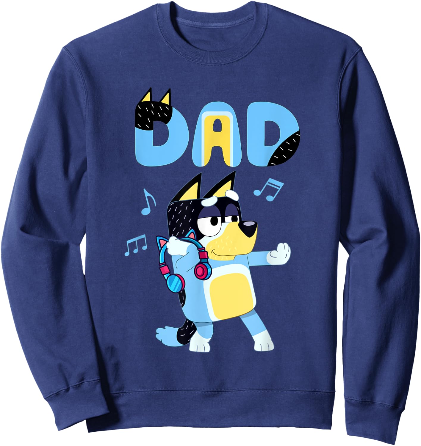 Dad Love Dad Father's Day Daddy Gift Sweatshirt - Sweatshirt | Navy