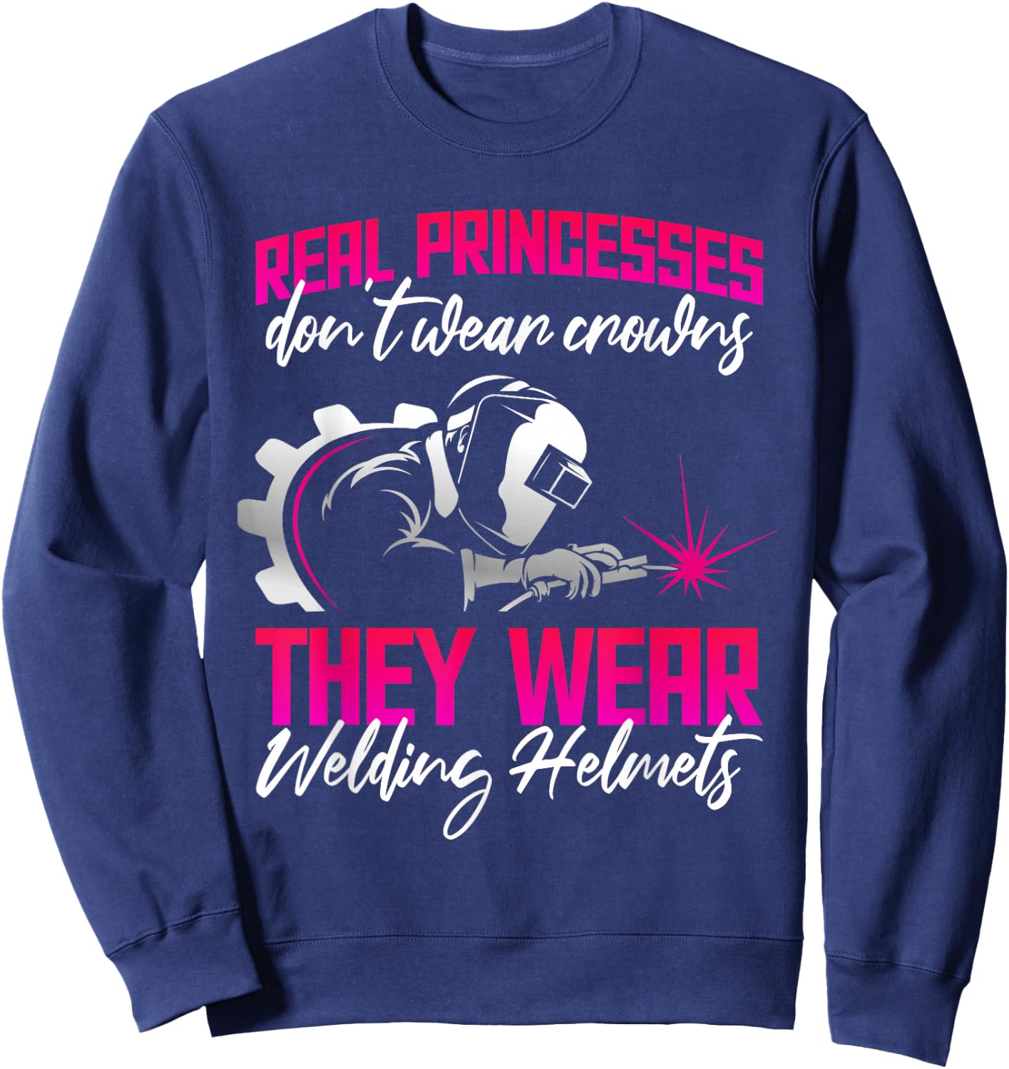 Funny Welder Ironmaker Metalworker Sweatshirt - Sweatshirt | Navy