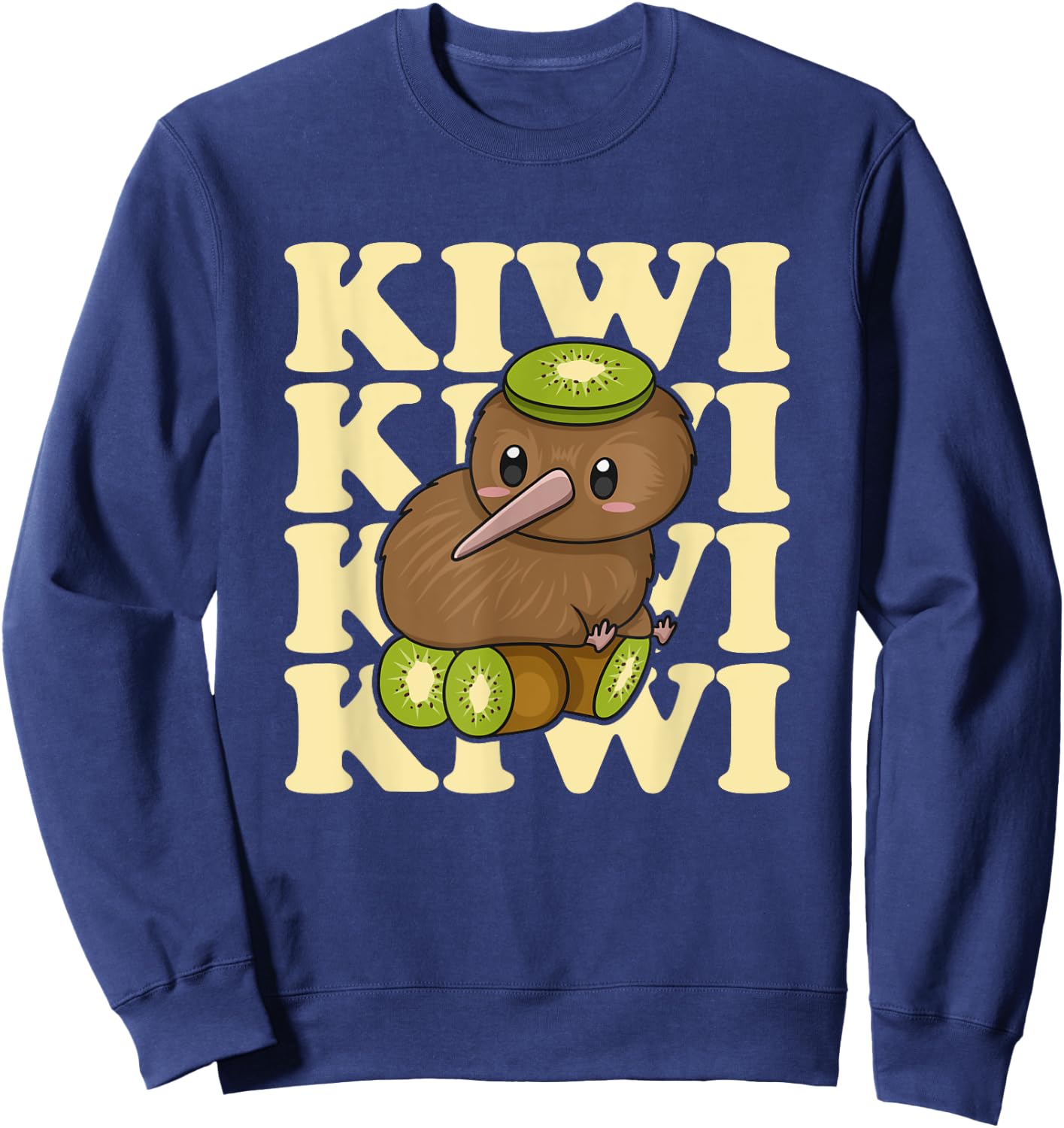 Kiwi New Zealand Quote for a Kiwi Bird Lover Sweatshirt - Sweatshirt | Navy
