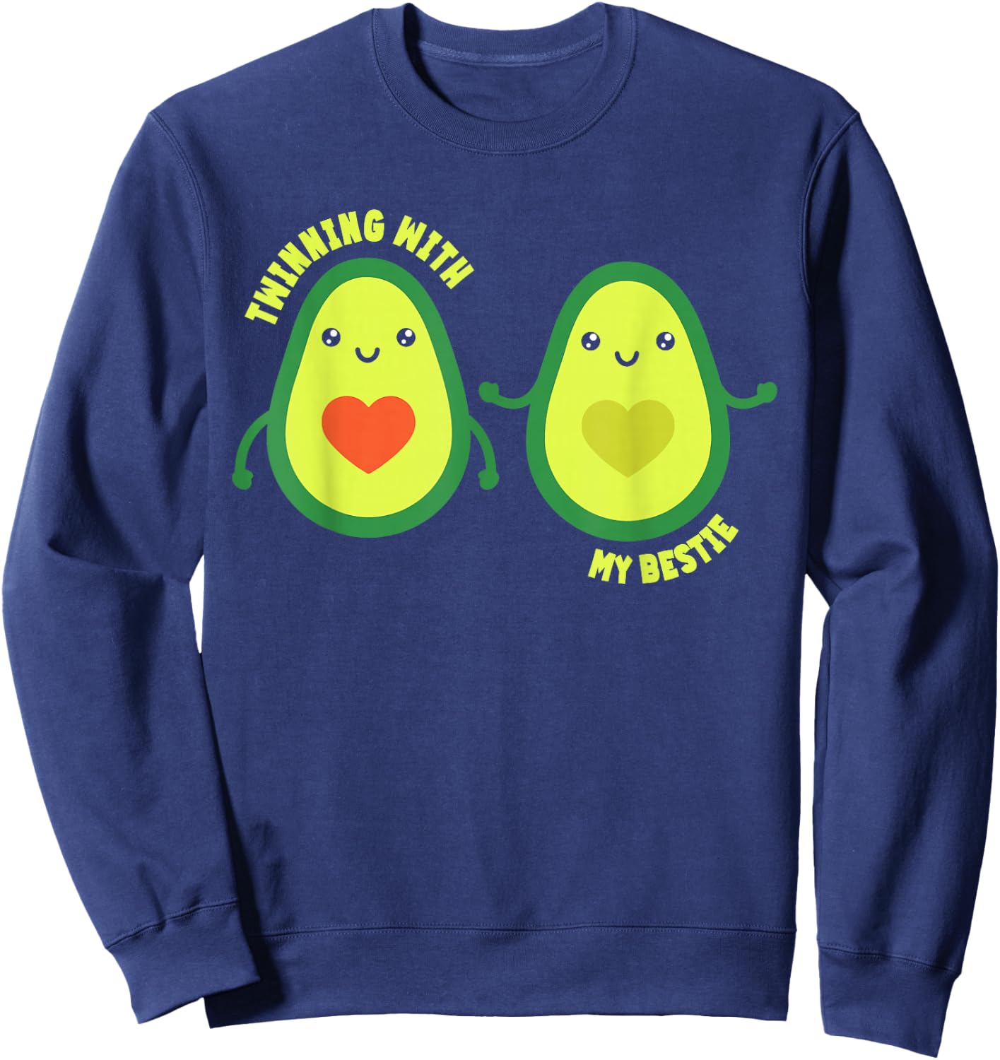 Twinning With My Bestie Friends Matching Friendship Sweatshirt - Sweatshirt | Navy