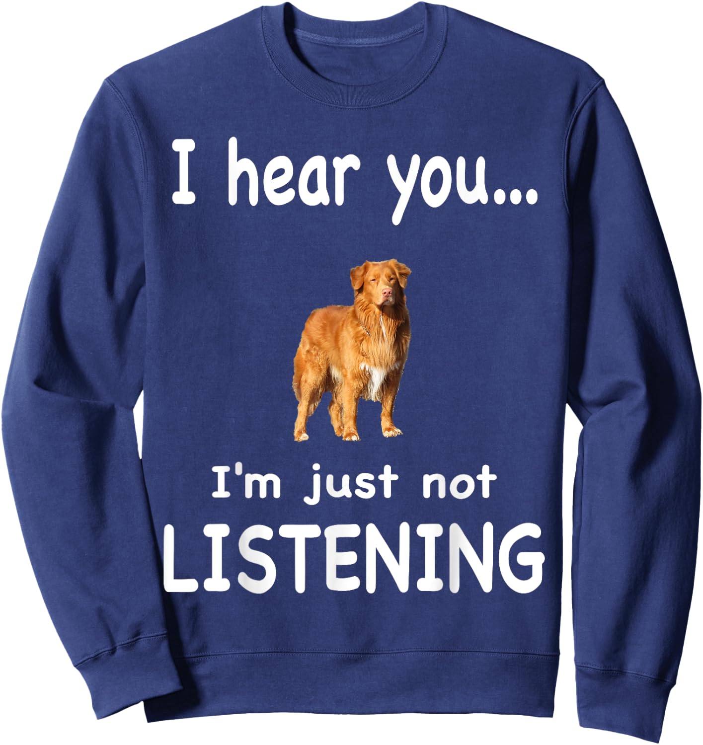 Nova Scotia Duck Tolling Retriever Sweatshirt - Sweatshirt | Navy