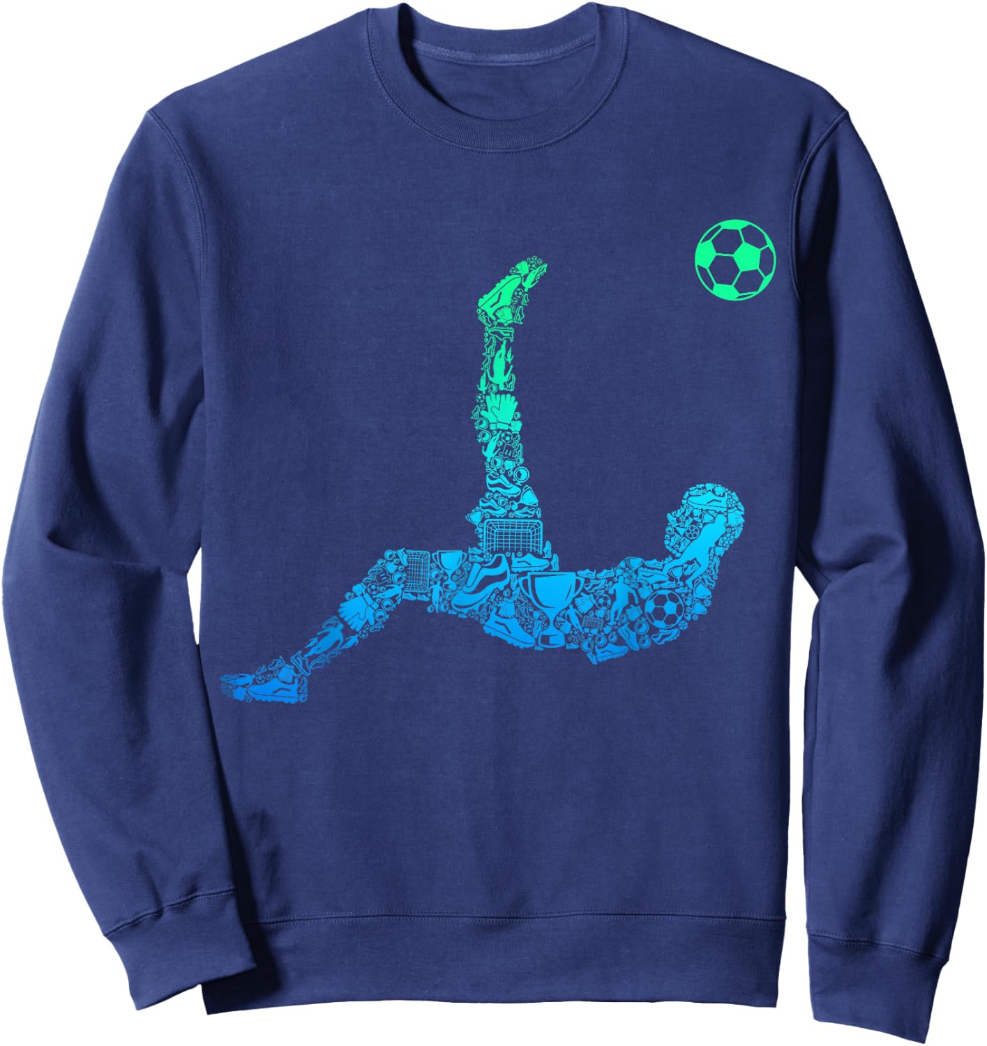 Soccer Players Men Sweatshirt - Sweatshirt | Navy