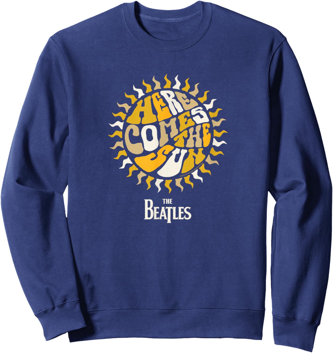 The Beatles - Here Comes The Sun Sweatshirt - Sweatshirt | Navy