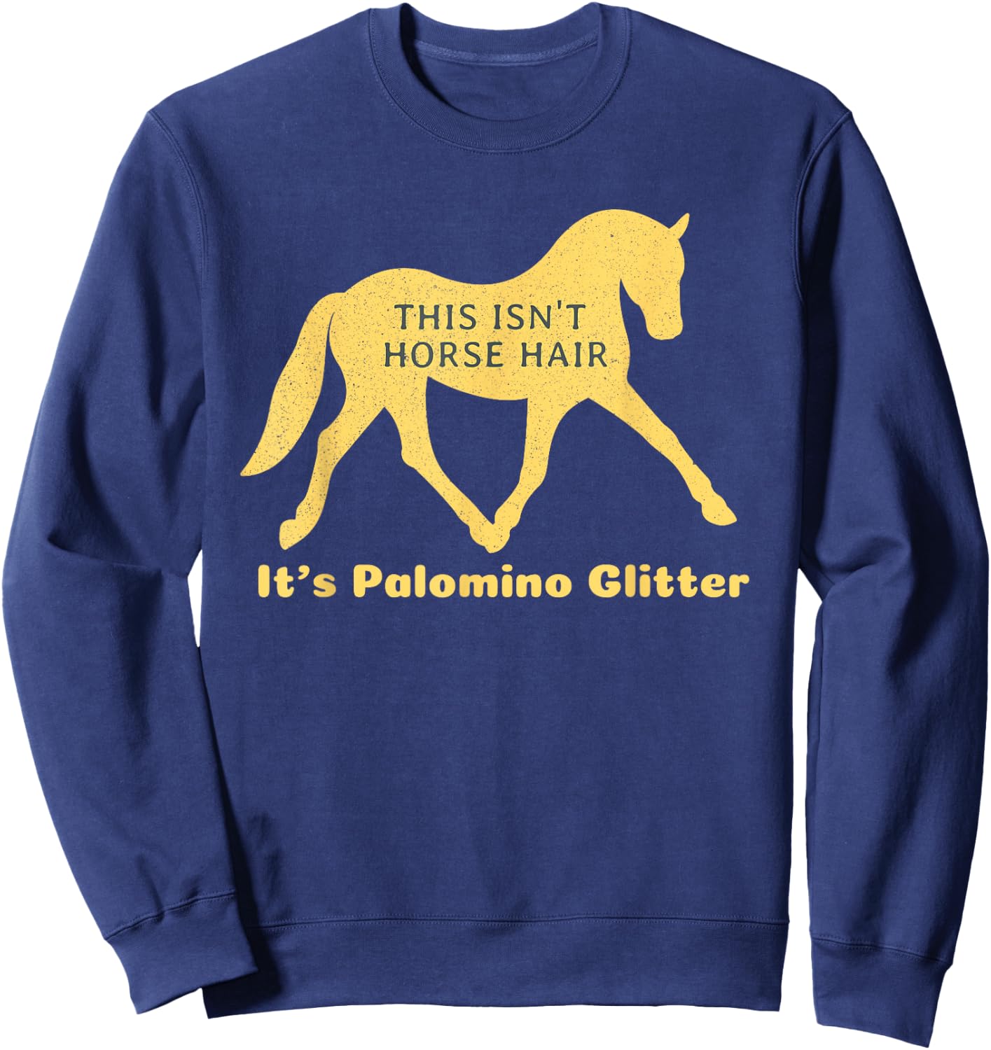 Palomino Horse Shirt Sweatshirt - Sweatshirt | Navy