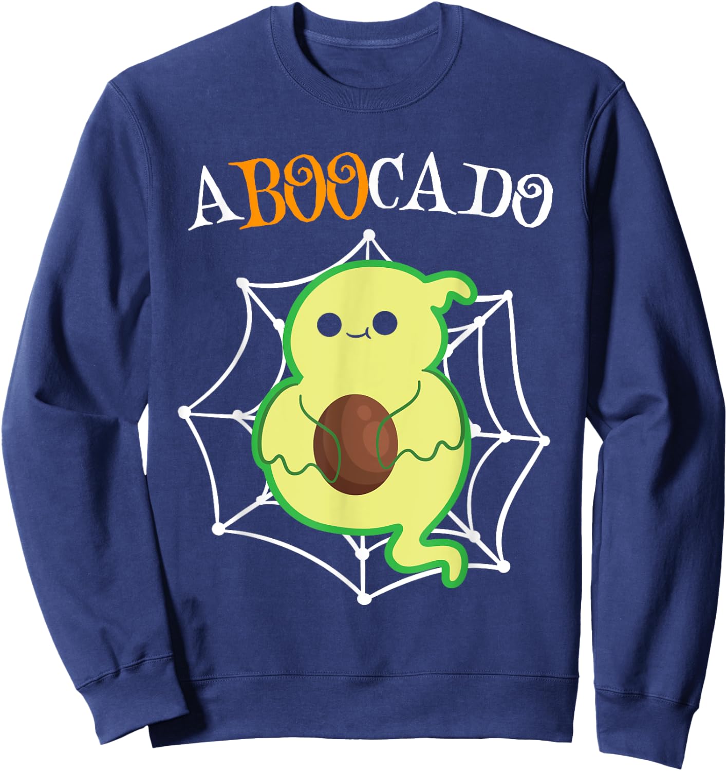 Aboocado Halloween Avocado Sweatshirt - Sweatshirt | Navy