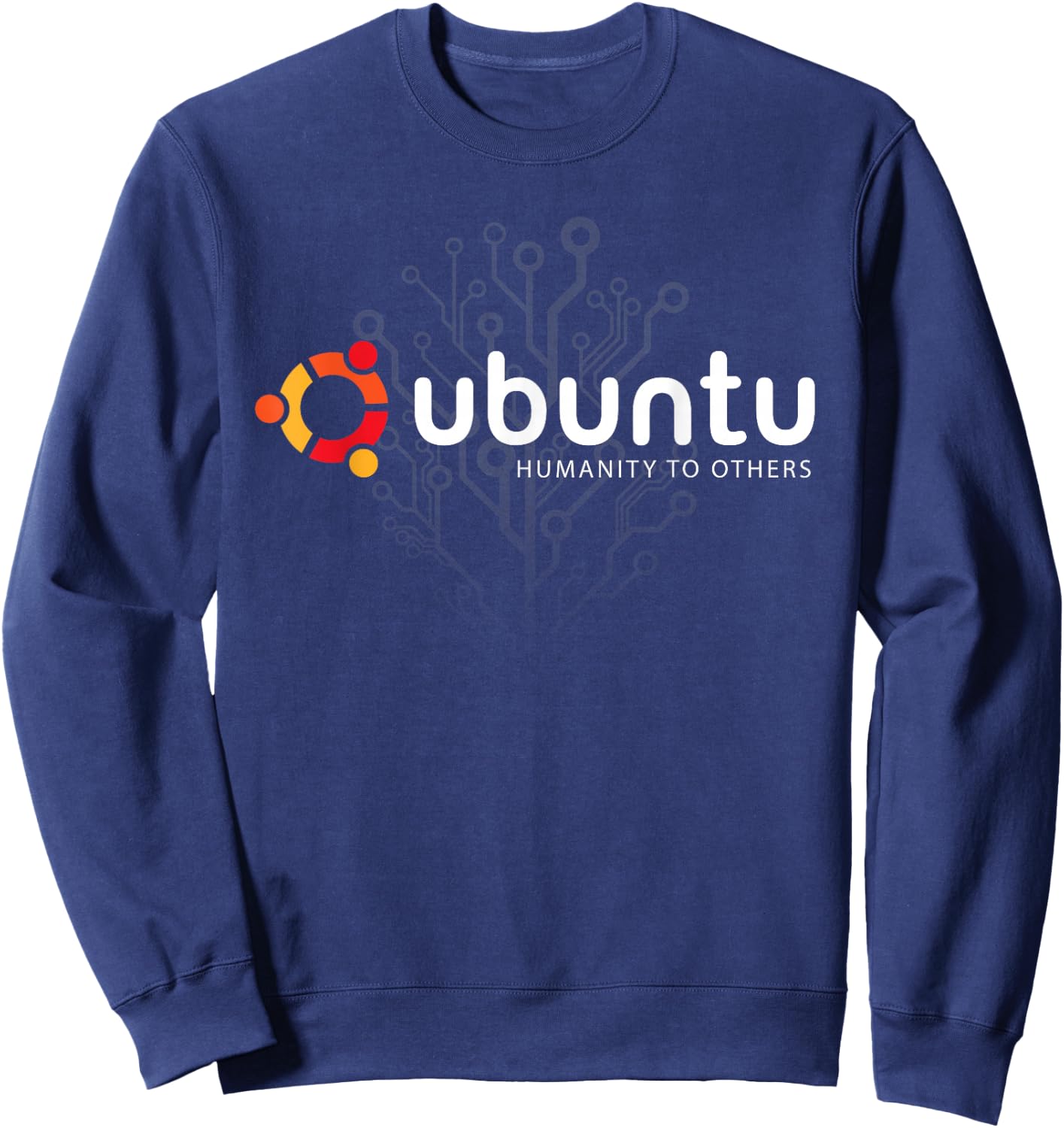 Ubuntu Linux Humanity to Others Sweatshirt - Sweatshirt | Navy