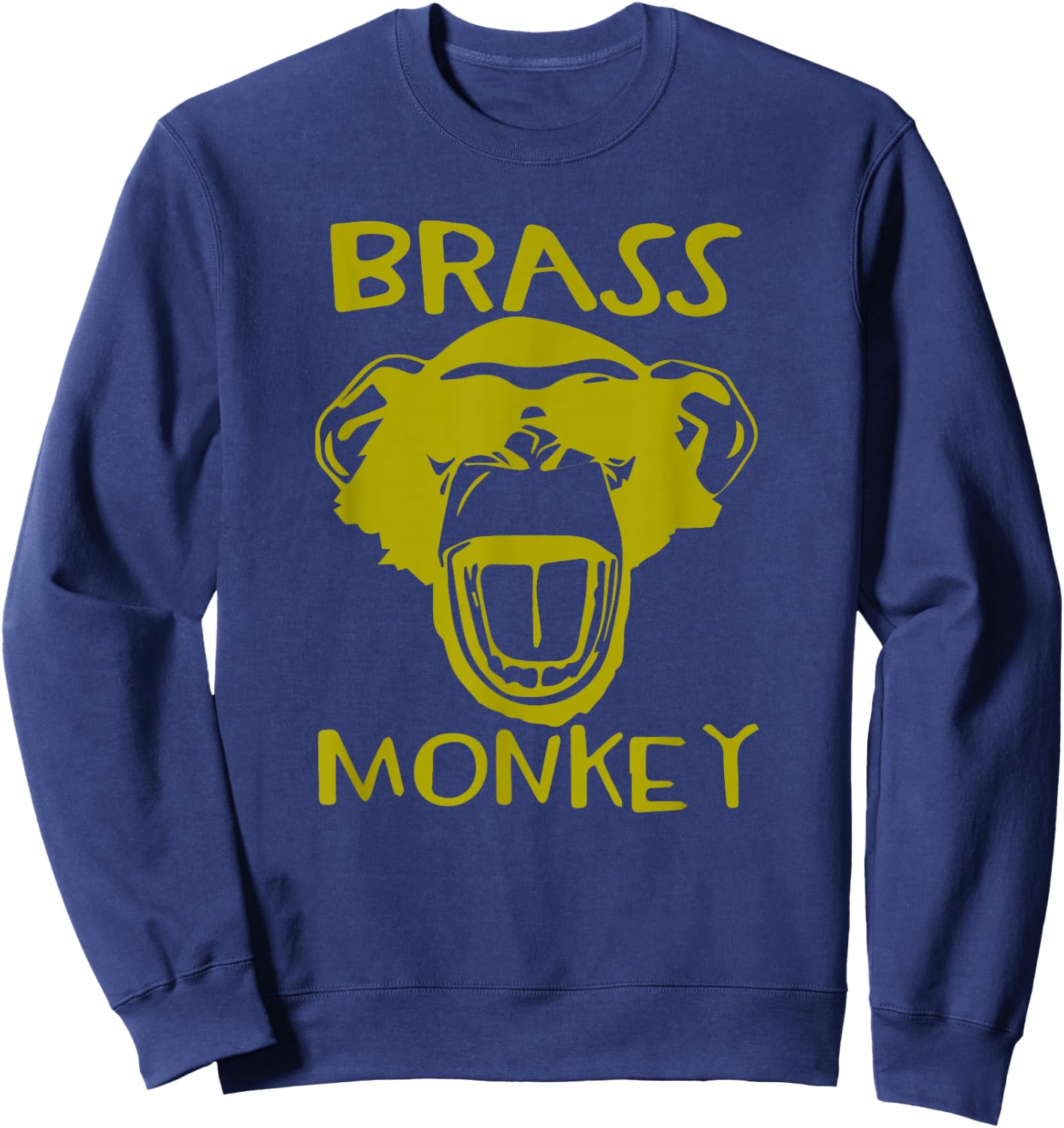 Brass Monkey - Funny Music Sweatshirt - Sweatshirt | Navy