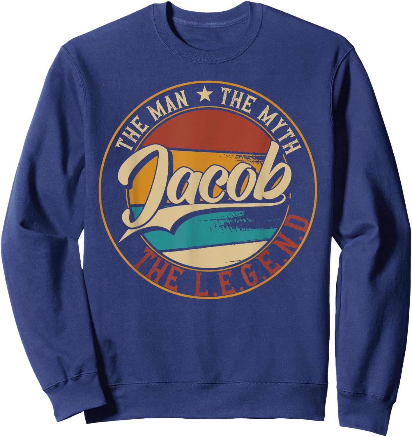 Jacob The man the myth the legend Sweatshirt - Sweatshirt | Navy