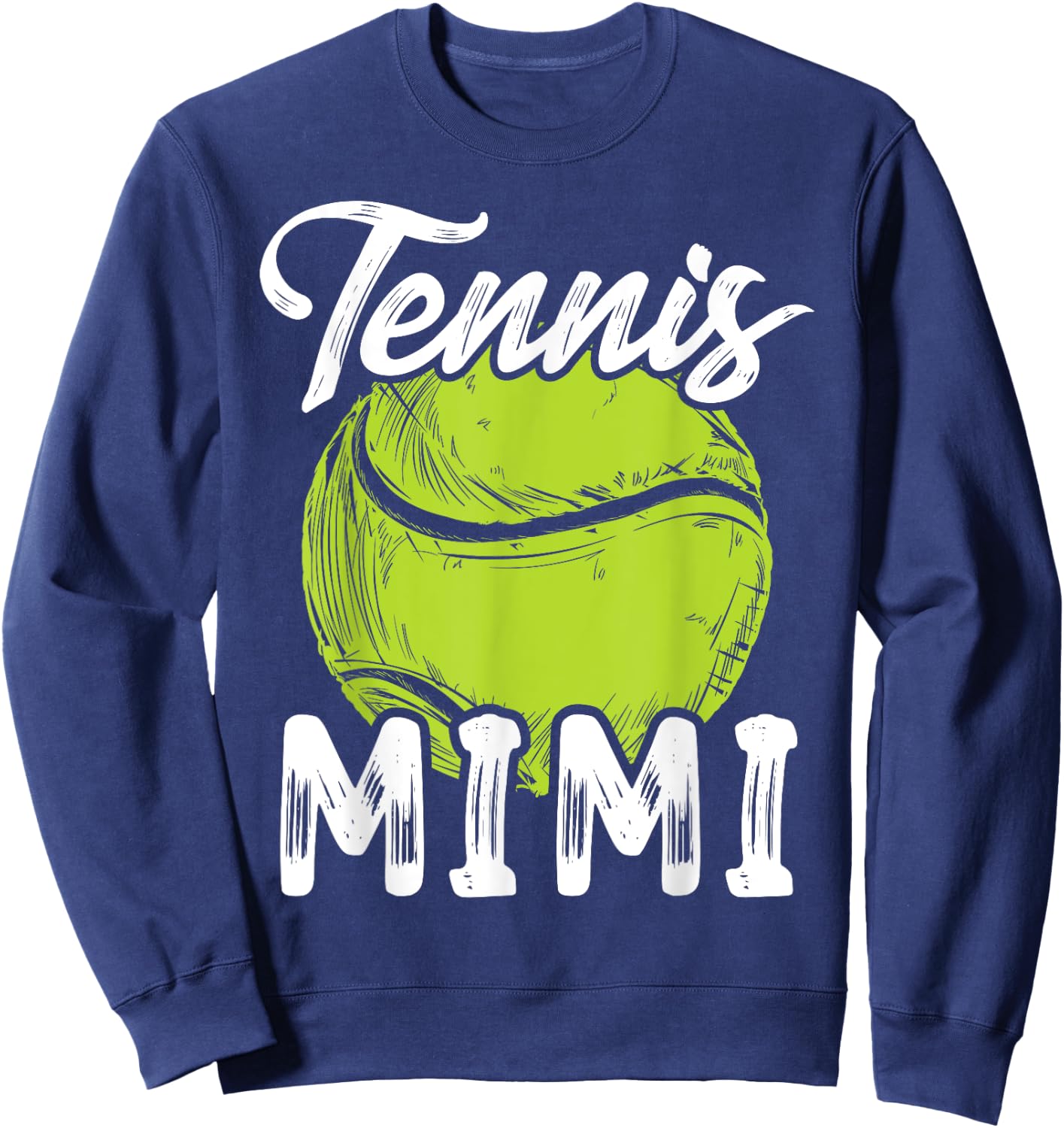 Tennis Mimi Women Family Matching Set Tennis Ball Player Sweatshirt - Sweatshirt | Navy