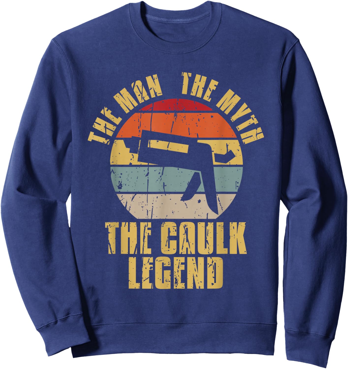 The Caulk Legend Caulking Vintage Caulk Sweatshirt - Sweatshirt | Navy