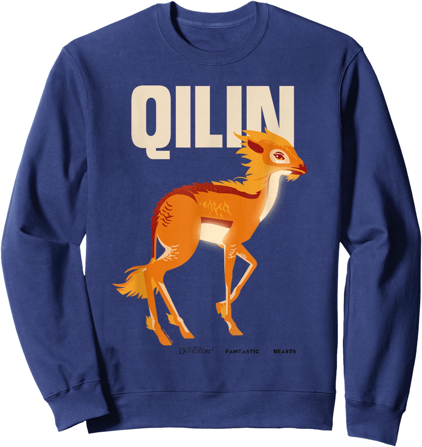 Fantastic Beasts 3 Qilin Sweatshirt - Sweatshirt | Navy