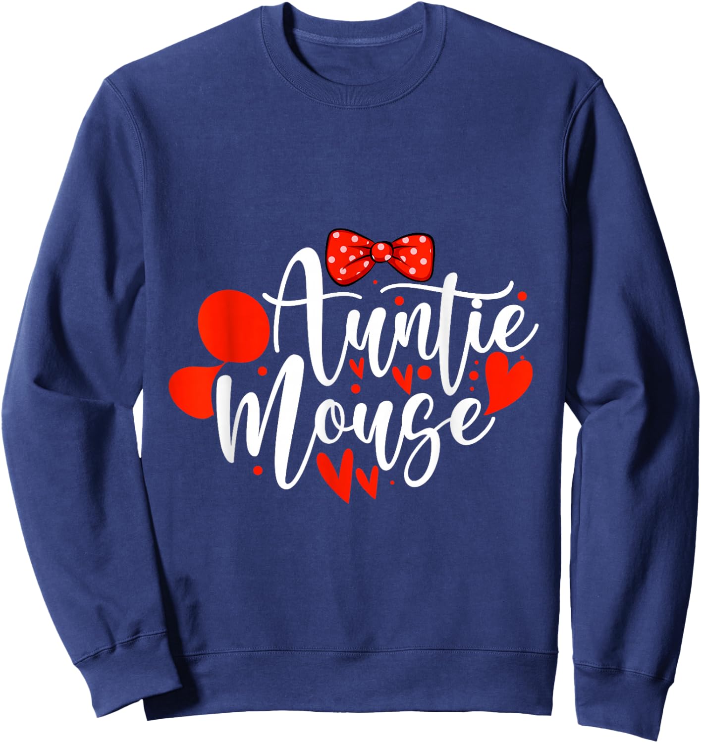 Aunt Mouse Owner Funny Mouse & Rat Mice Sweatshirt - Sweatshirt | Navy