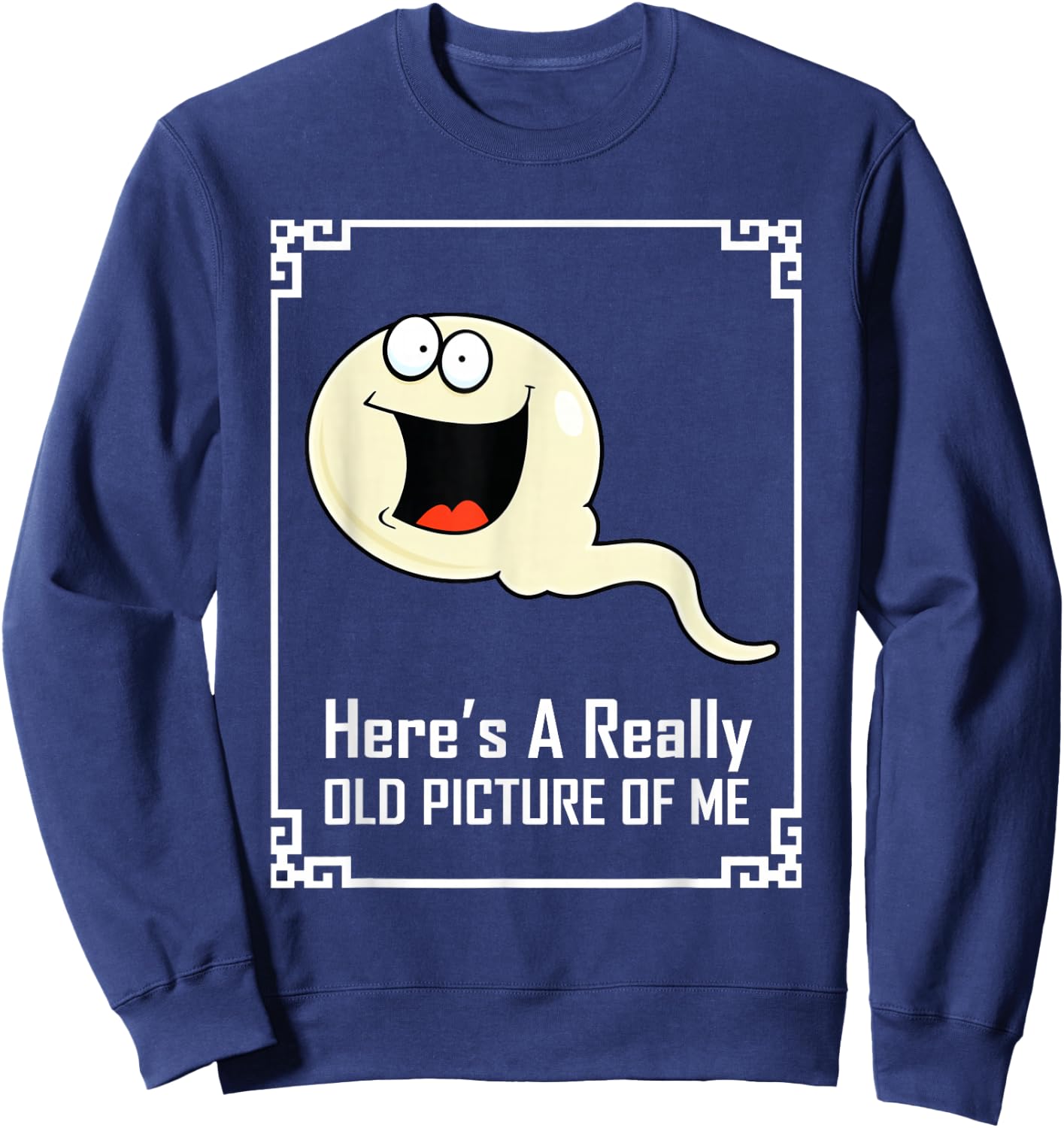 Funny Old Man, Birthday Gag Gifts Over 60 Sweatshirt - Sweatshirt | Navy