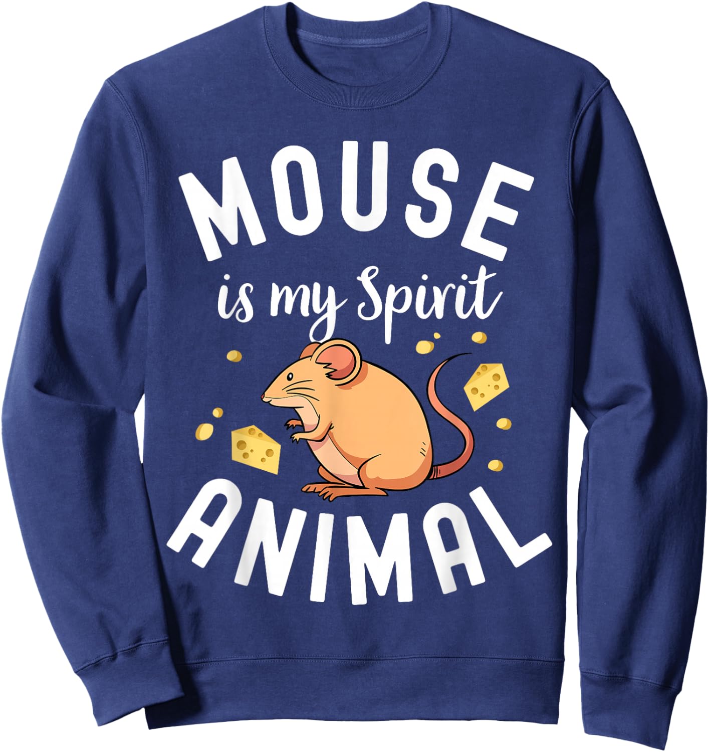 Mouse Gifts For Kids Maus Rodent Ratón Mouse Lovers Gerbil Sweatshirt - Sweatshirt | Navy