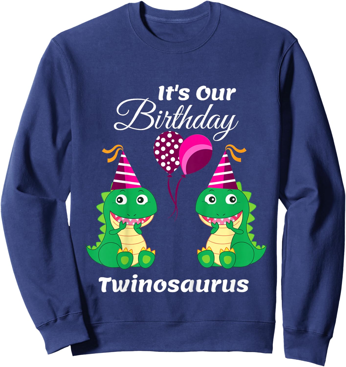 Funny Twin Sisters Birthday, Toddler 1st 2nd 3rd 4th 5th Sweatshirt - Sweatshirt | Navy